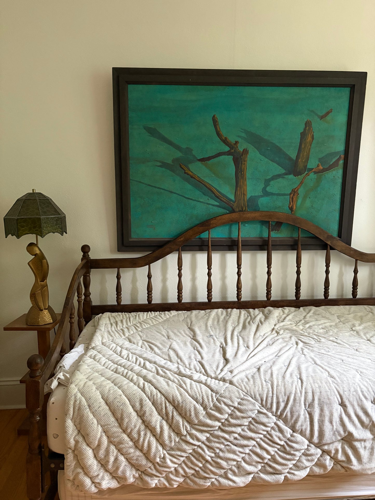 Vibrant Surrealist Landscape of Driftwood (FREE SHIPPING)