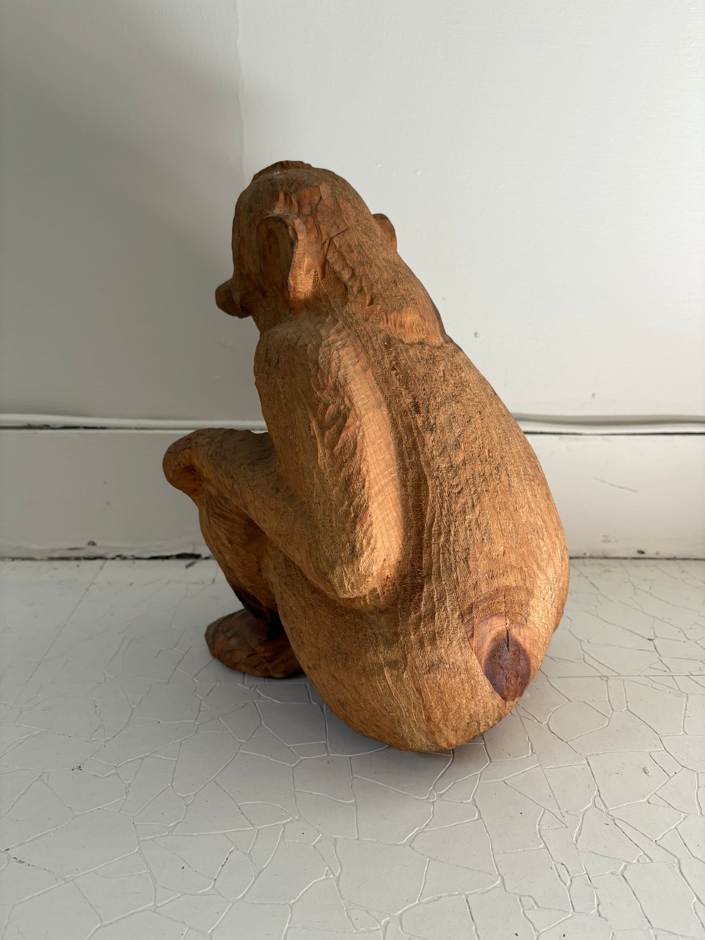 Hand Carved Proboscis Monkey (FREE SHIPPING)