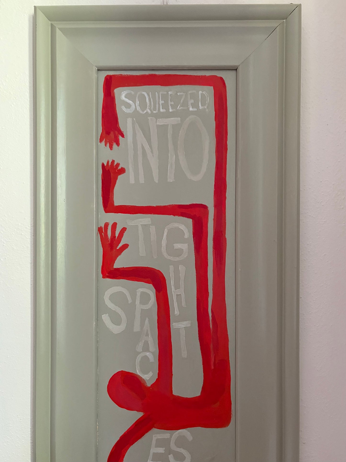 Original Titled “Squeezed into Tight Spaces” (FREE SHIPPING)