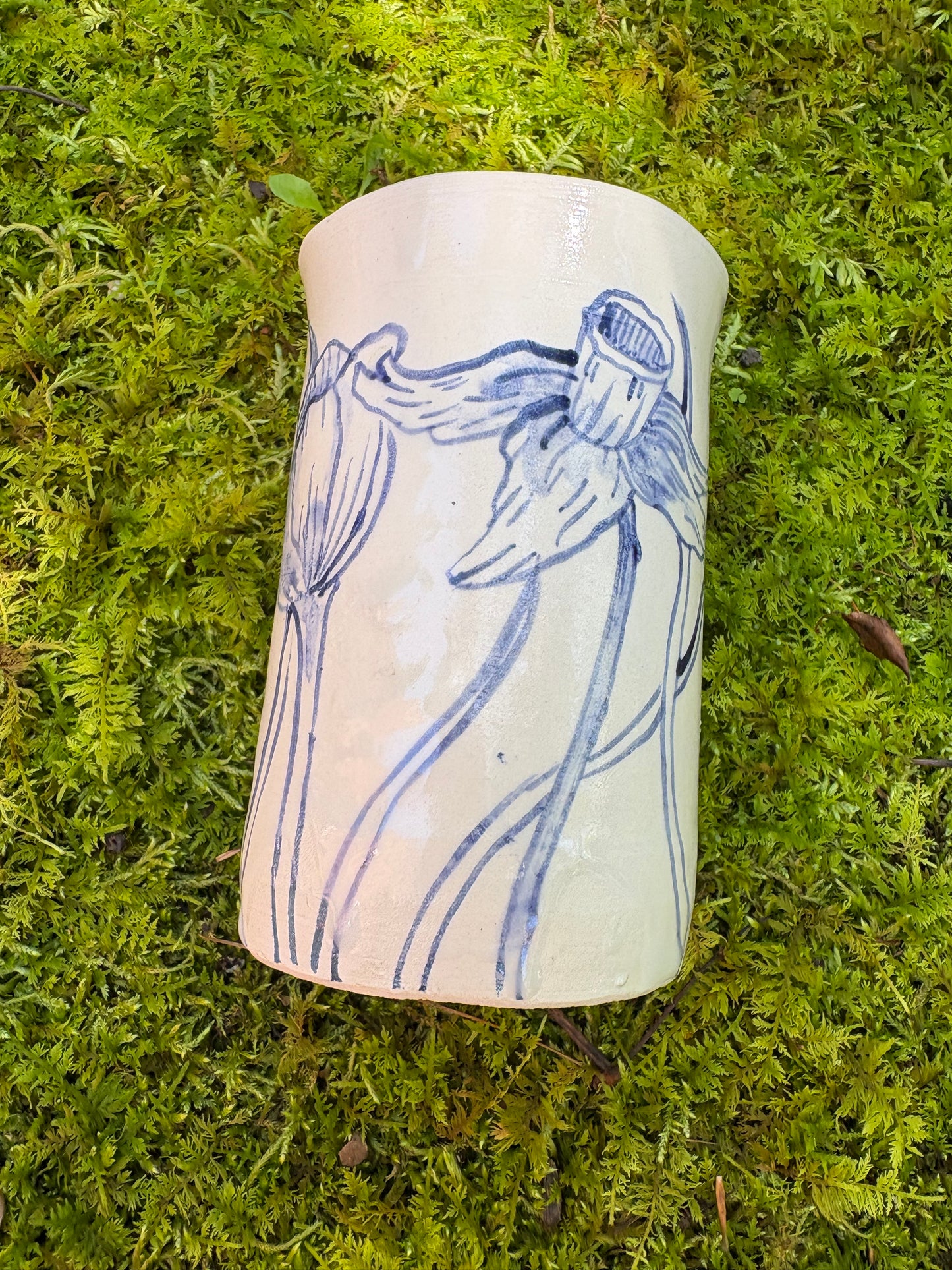 Hand-painted Floral Vase (FREE SHIPPING)