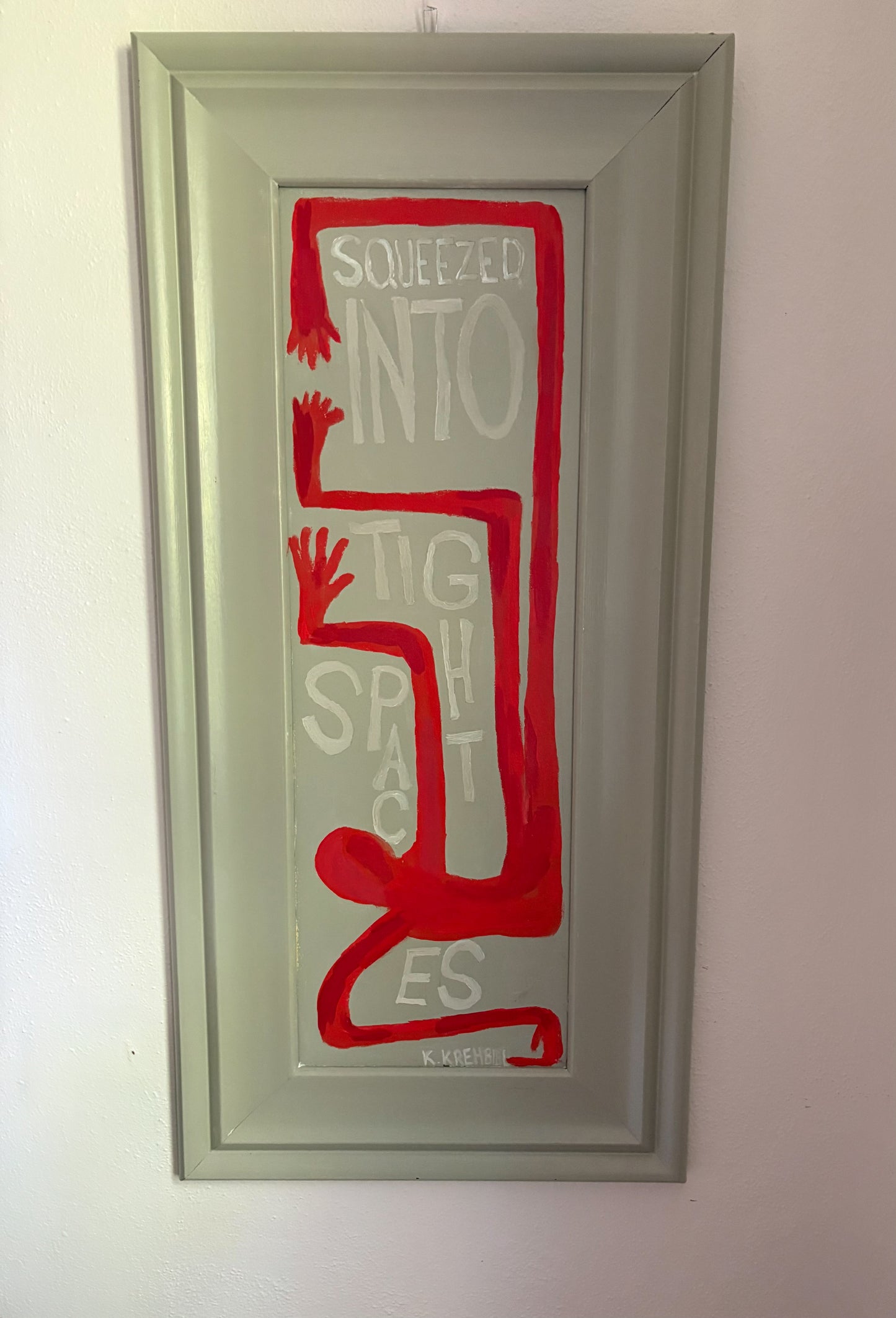 Original Titled “Squeezed into Tight Spaces” (FREE SHIPPING)