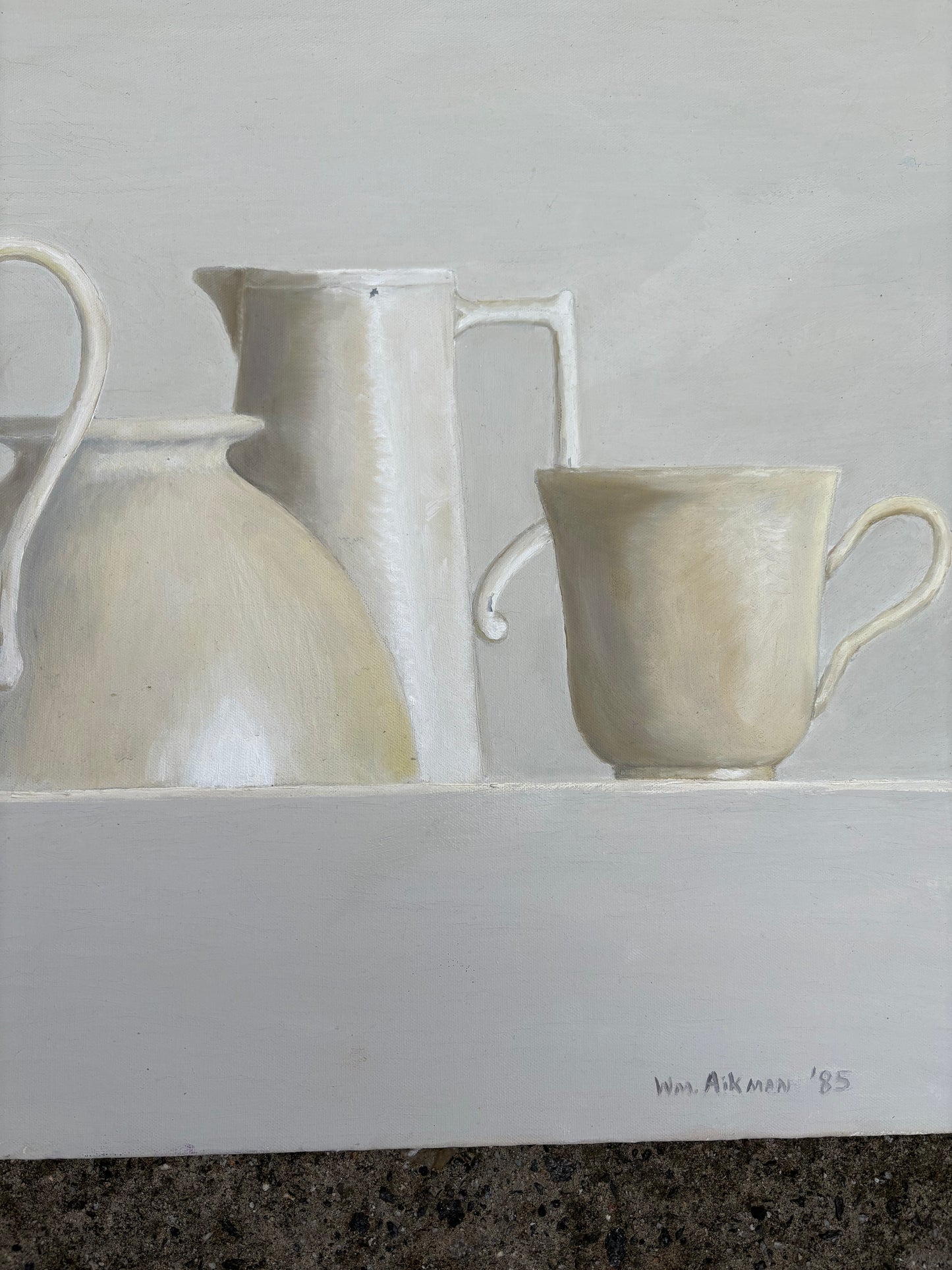 1985 Painted Reproduction of Frederic Vidalen Still Life (FREE SHIPPING)