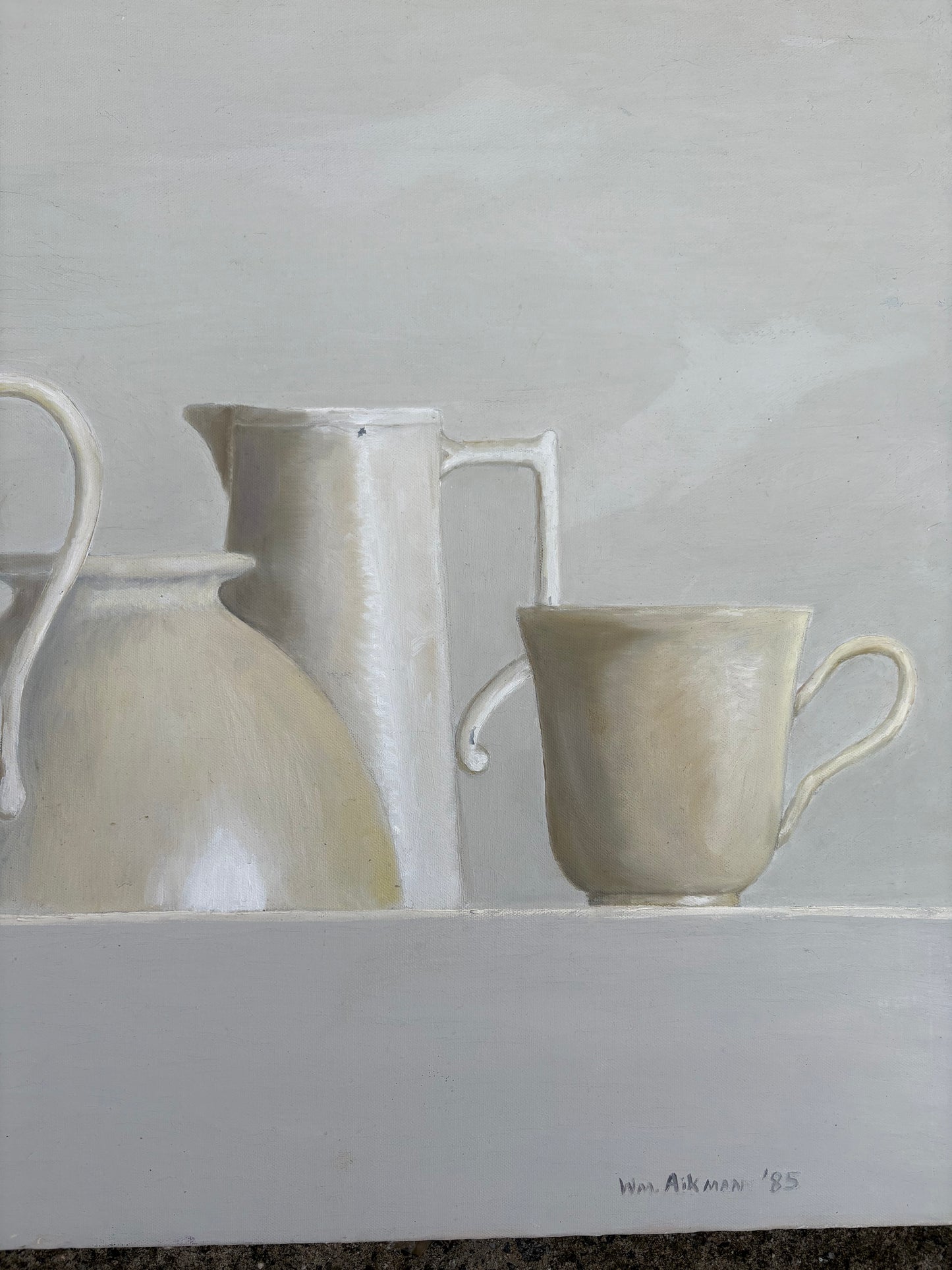 1985 Painted Reproduction of Frederic Vidalen Still Life (FREE SHIPPING)