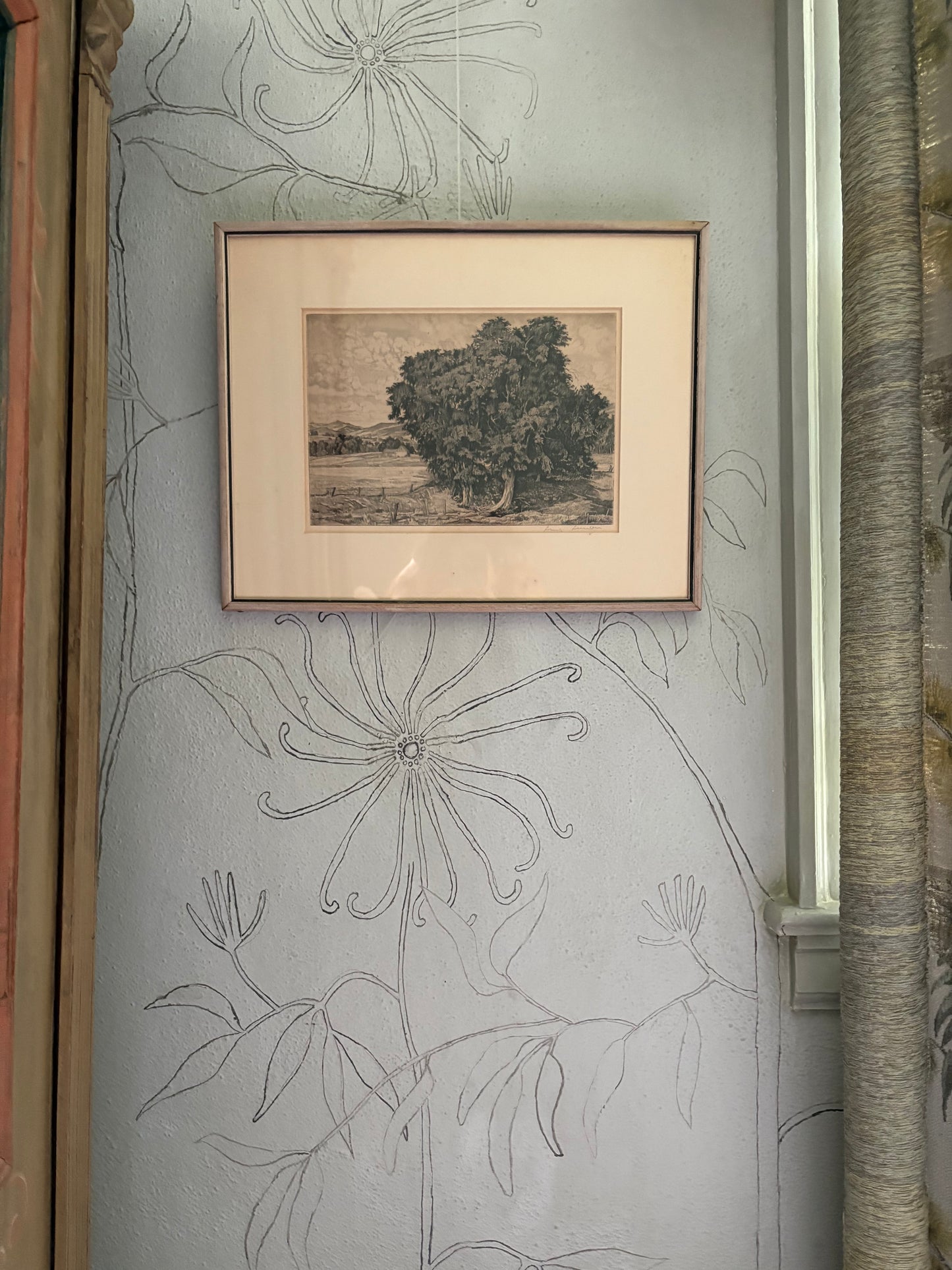 1942 Lucioni Etching “Classic Pastures” (FREE SHIPPING)