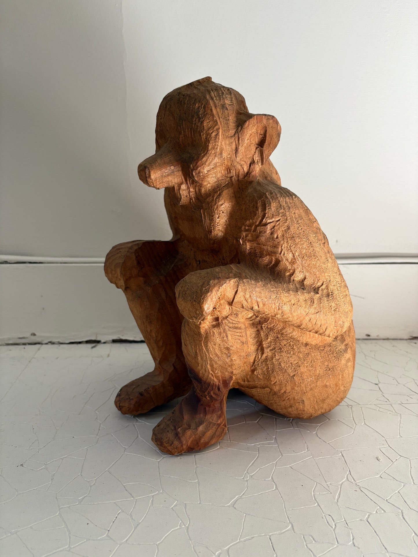 Hand Carved Proboscis Monkey (FREE SHIPPING)