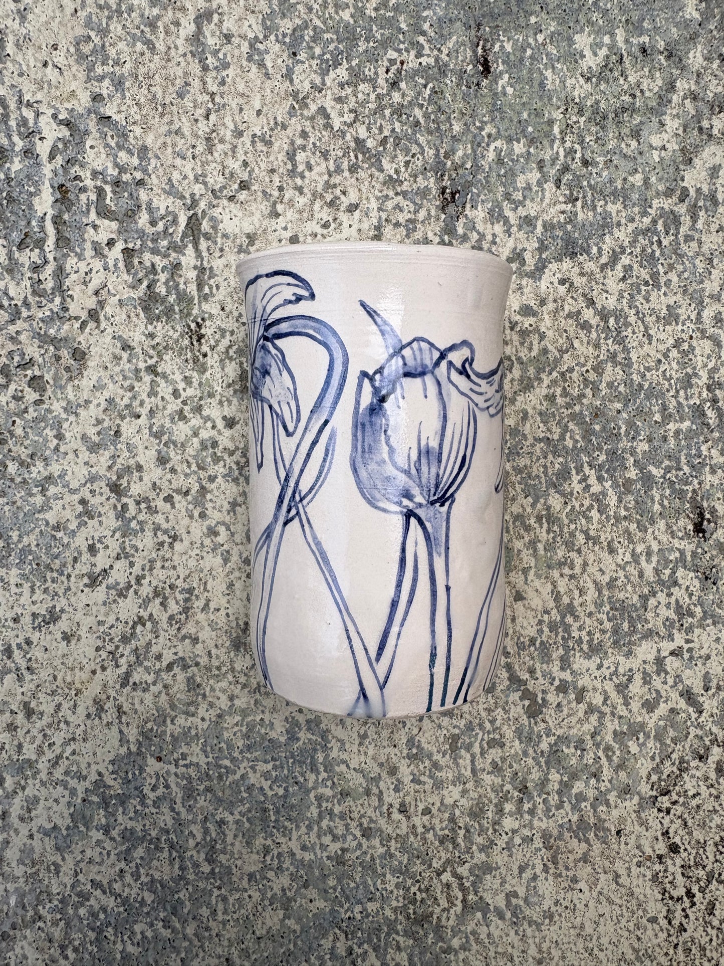 Hand-painted Floral Vase (FREE SHIPPING)