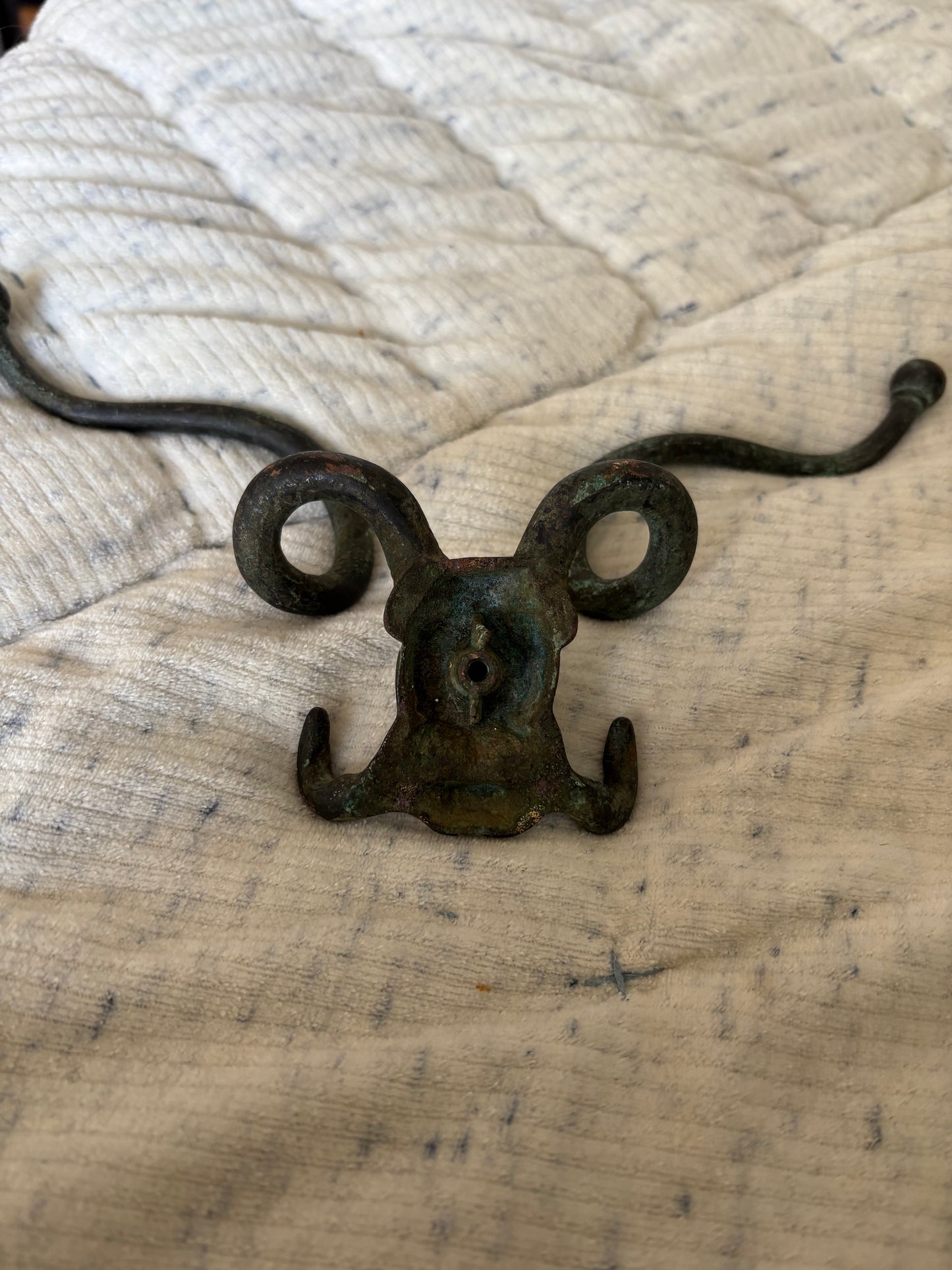 Pair of Mid 19th Century Gargoyle Hooks (FREE SHIPPING)