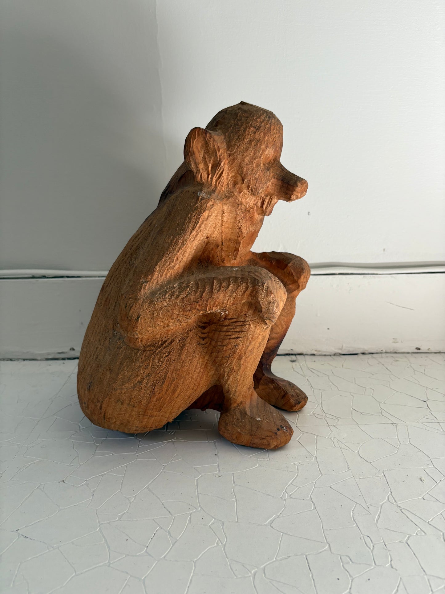 Hand Carved Proboscis Monkey (FREE SHIPPING)