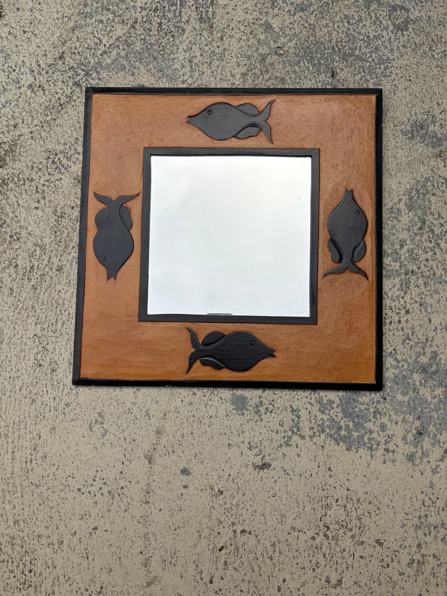 Indonesian Folk Art Mirror (FREE SHIPPING)