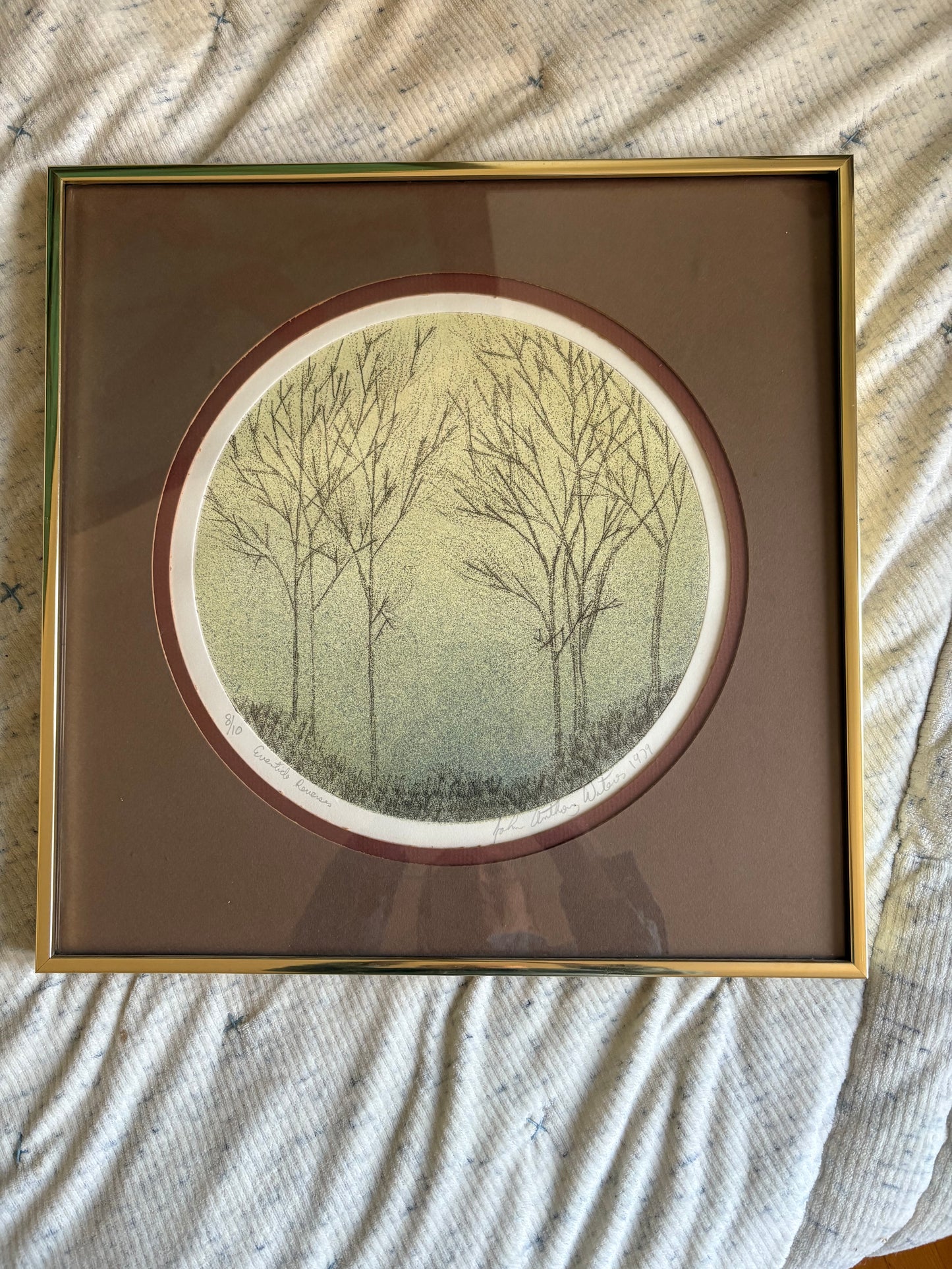 1979 Lithograph titled “Eventide Reverses” (FREE SHIPPING)