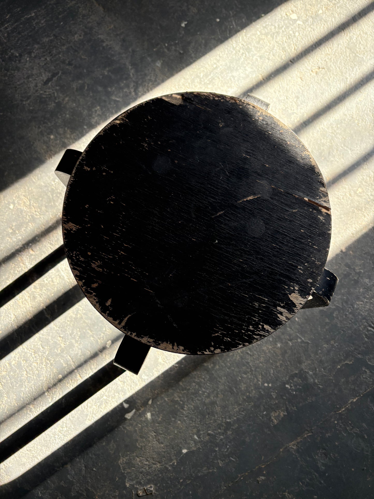 Worn Alvar Aalto Artek Stool (FREE SHIPPING)