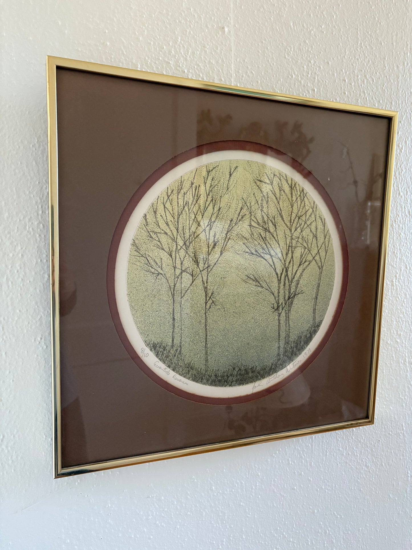 1979 Lithograph titled “Eventide Reverses” (FREE SHIPPING)