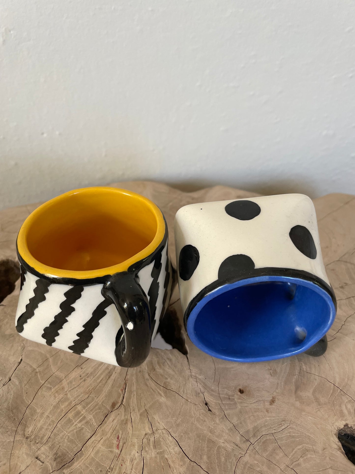 Artist made Espresso Mugs (set of 3)