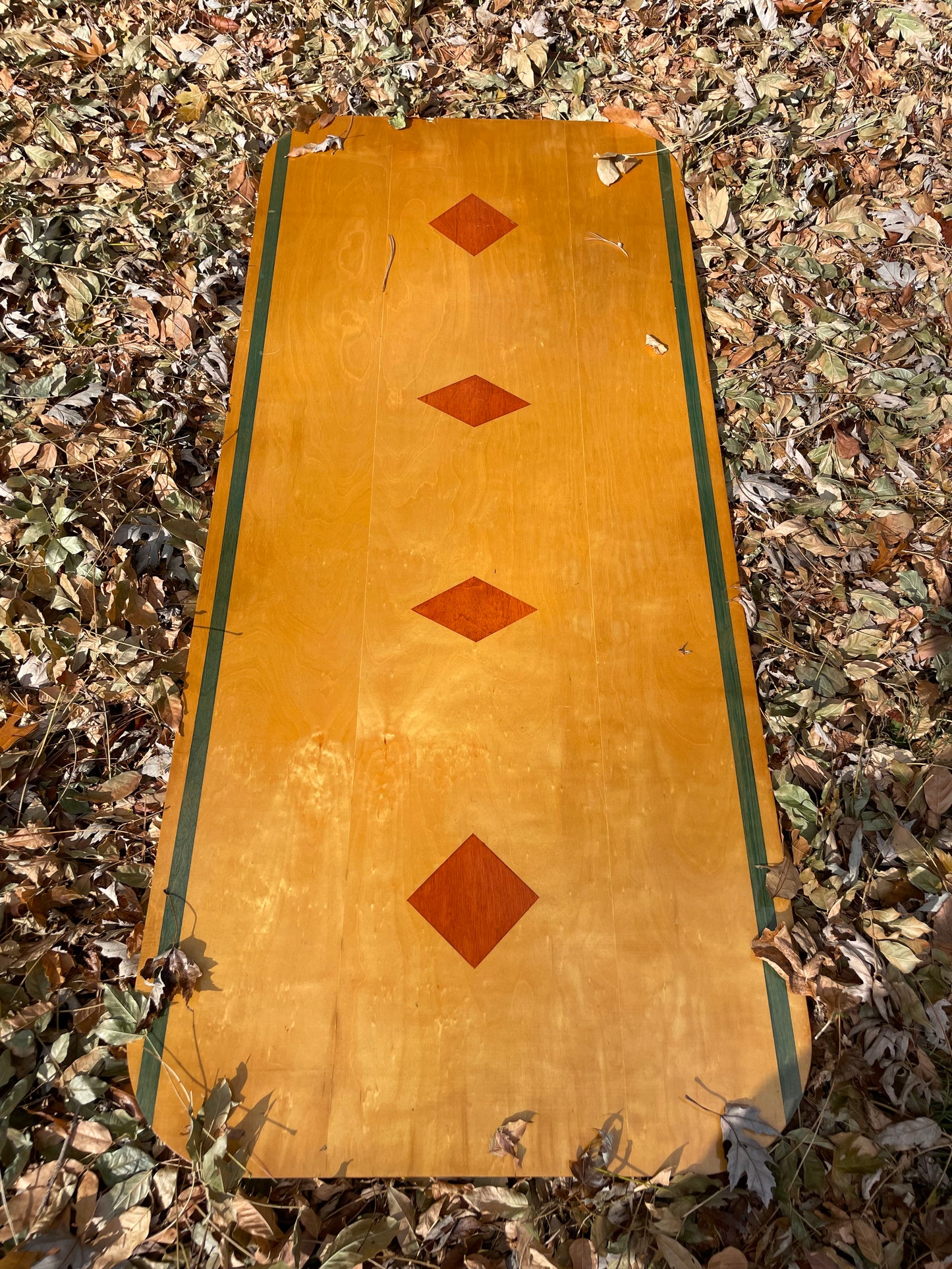 Handmade Puzzle Piece Picnic Table