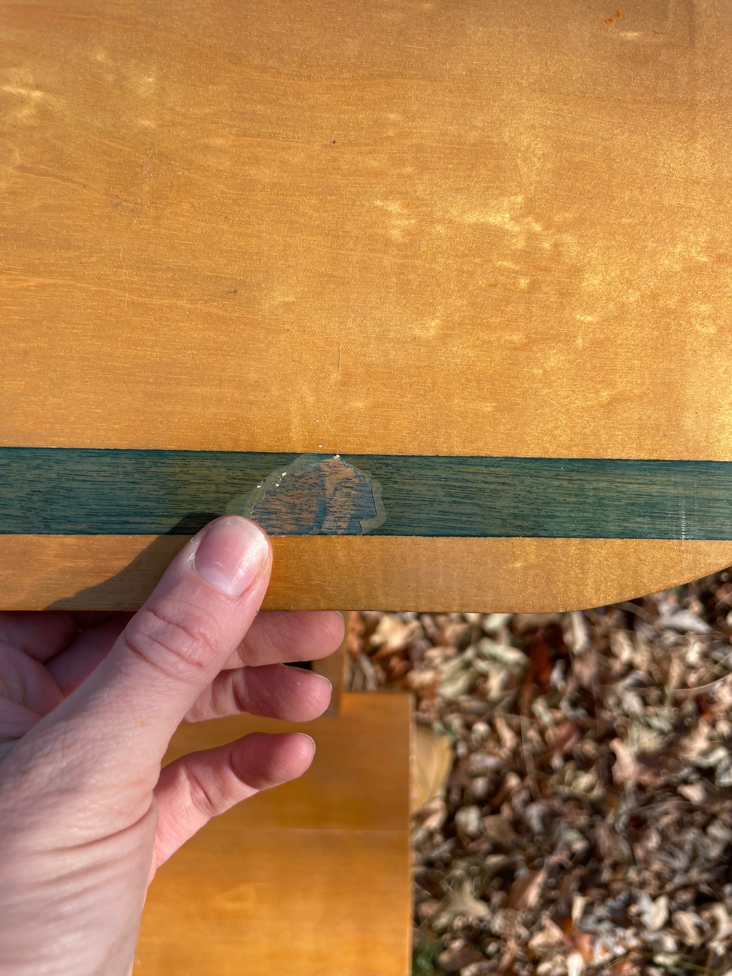 Handmade Puzzle Piece Picnic Table