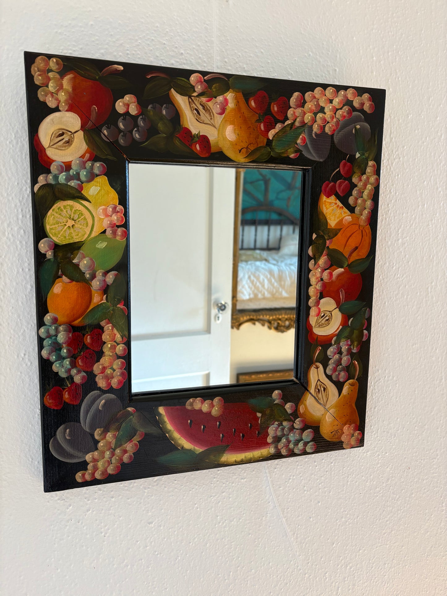 Handpainted Folk Art Mirror (FREE SHIPPING)