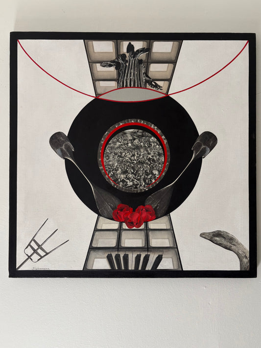 Original Graphic Mixed Media Artwork (FREE SHIPPING)