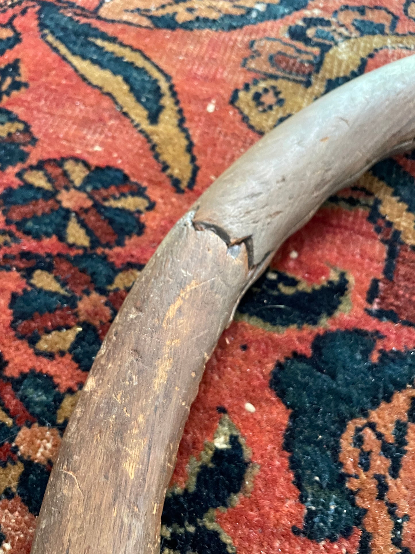 Antique Wooden Steering Wheel