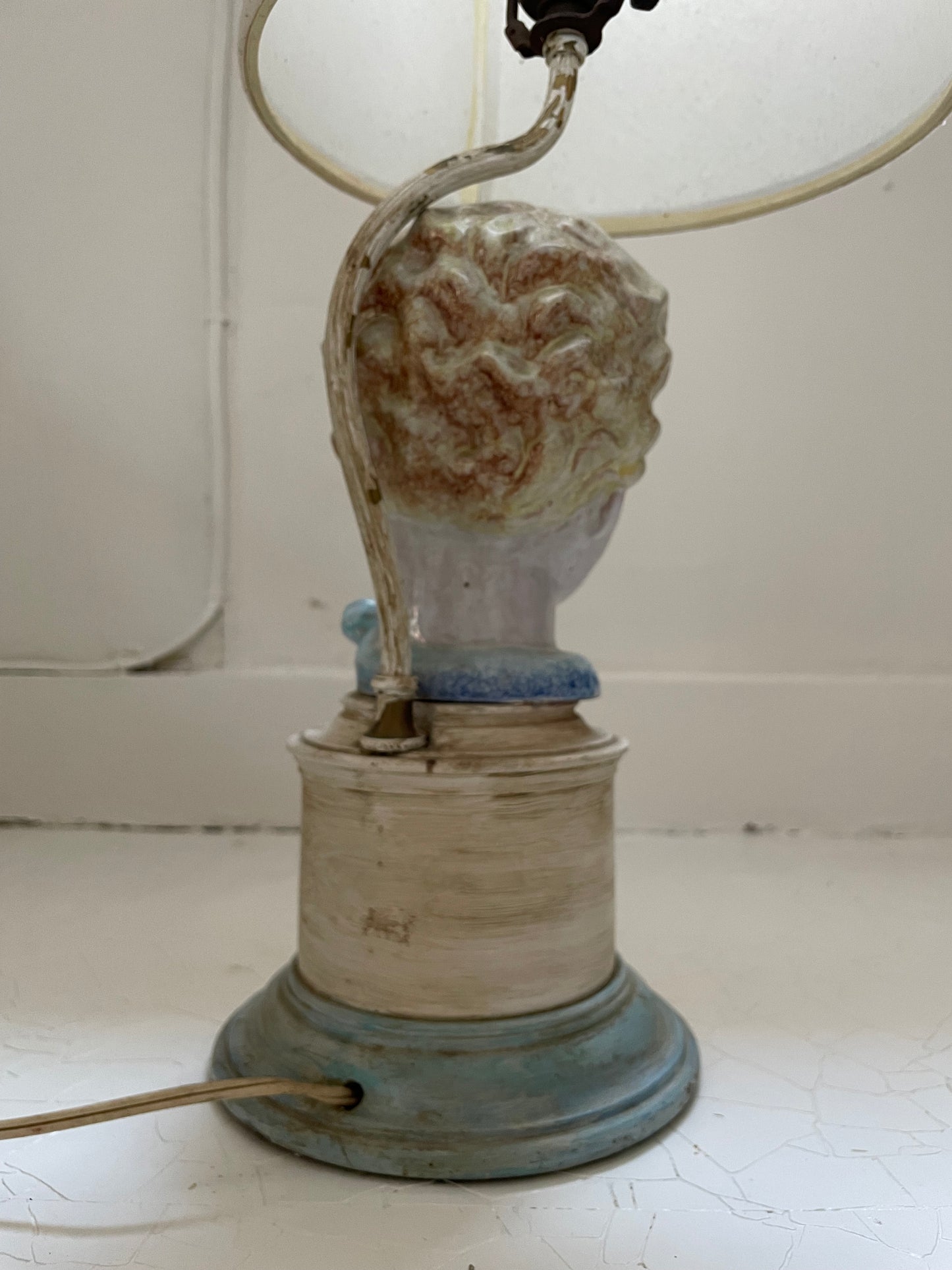 1950s Ceramic Bust Lamp