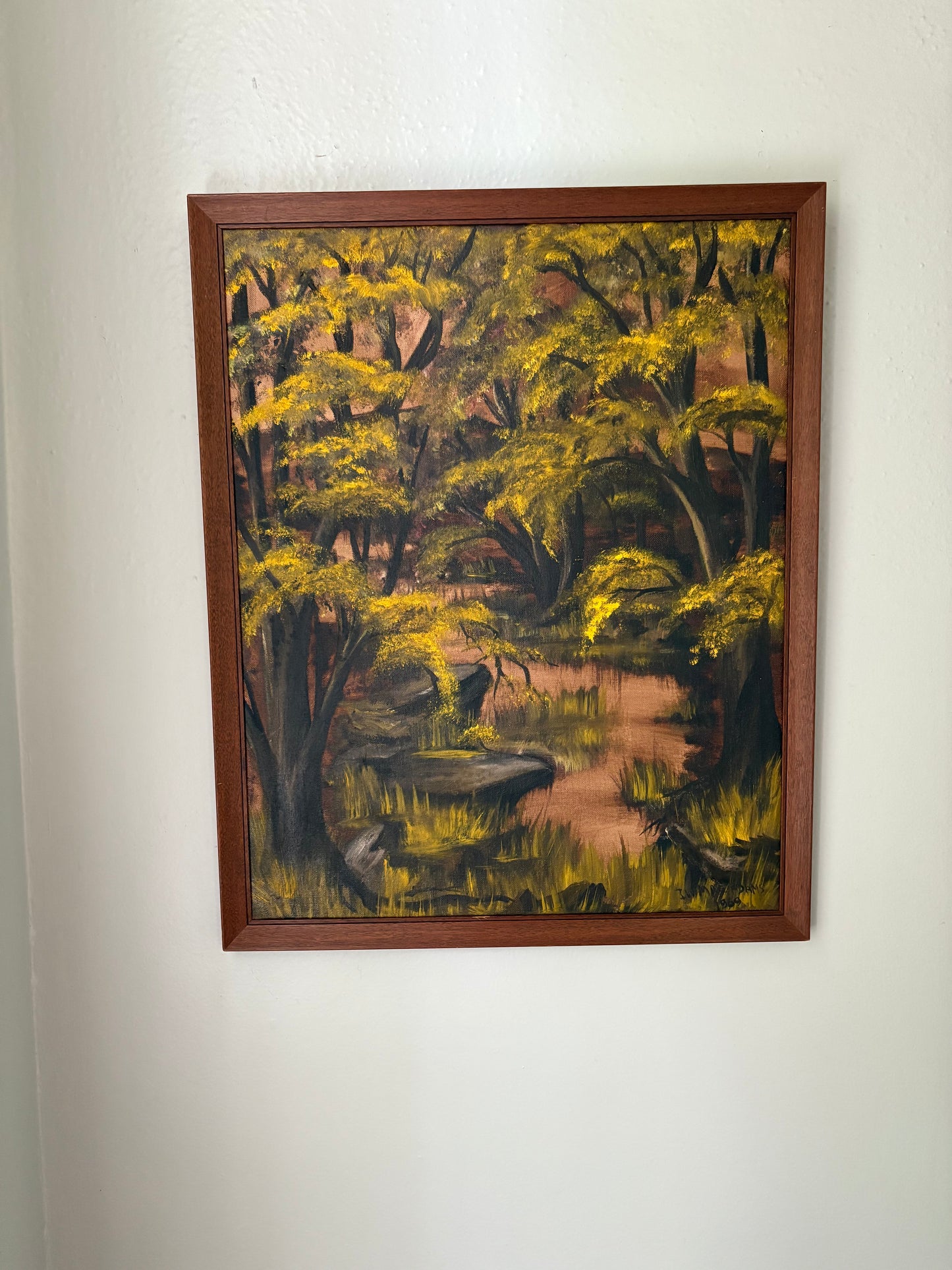 Original Landscape of Swamp Scene (FREE SHIPPING)