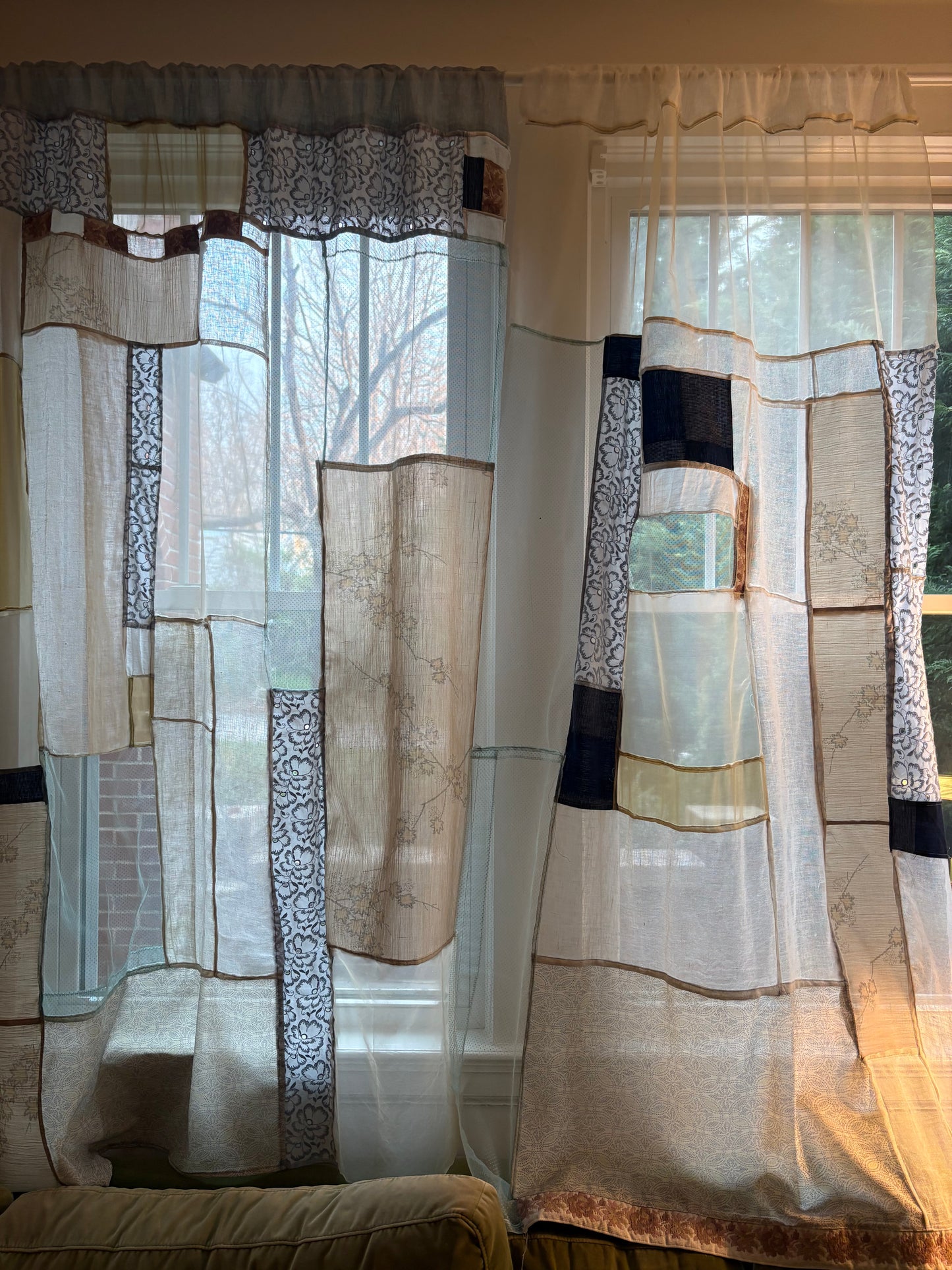 Pair of NAHH Pojagi Curtains (FREE SHIPPING)