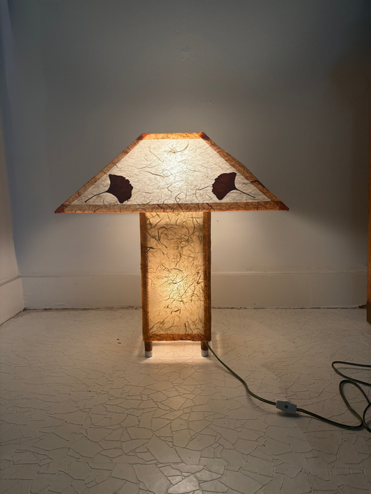 Hand-Crafted Copper and Rice Paper Lamp (FREE SHIPPING)