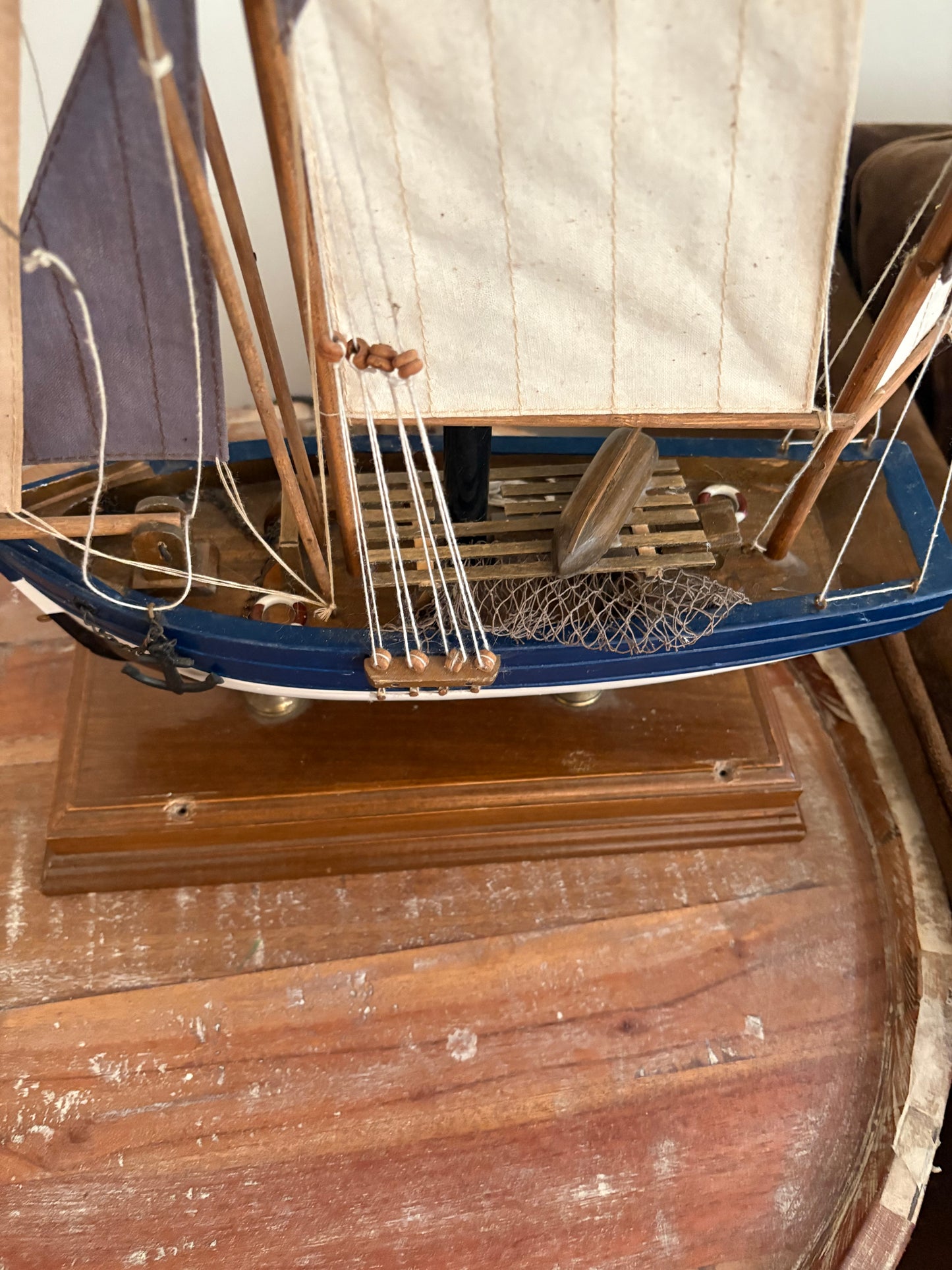 Model Ship Lamp with Custom NAHH-tical Shade (FREE SHIPPING)