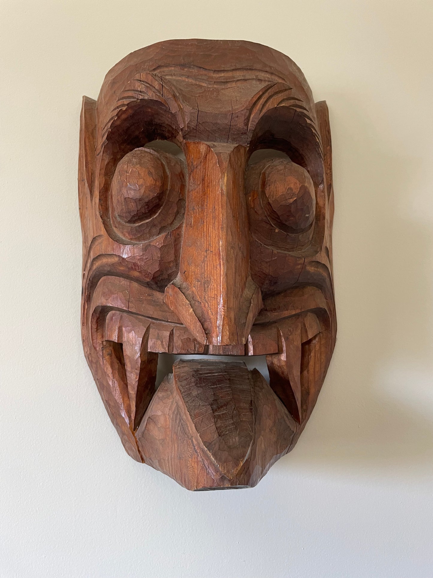 Handcarved Largescale Wooden Mask