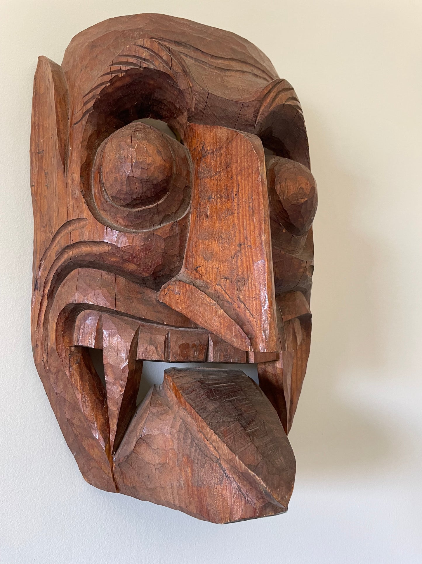 Handcarved Largescale Wooden Mask