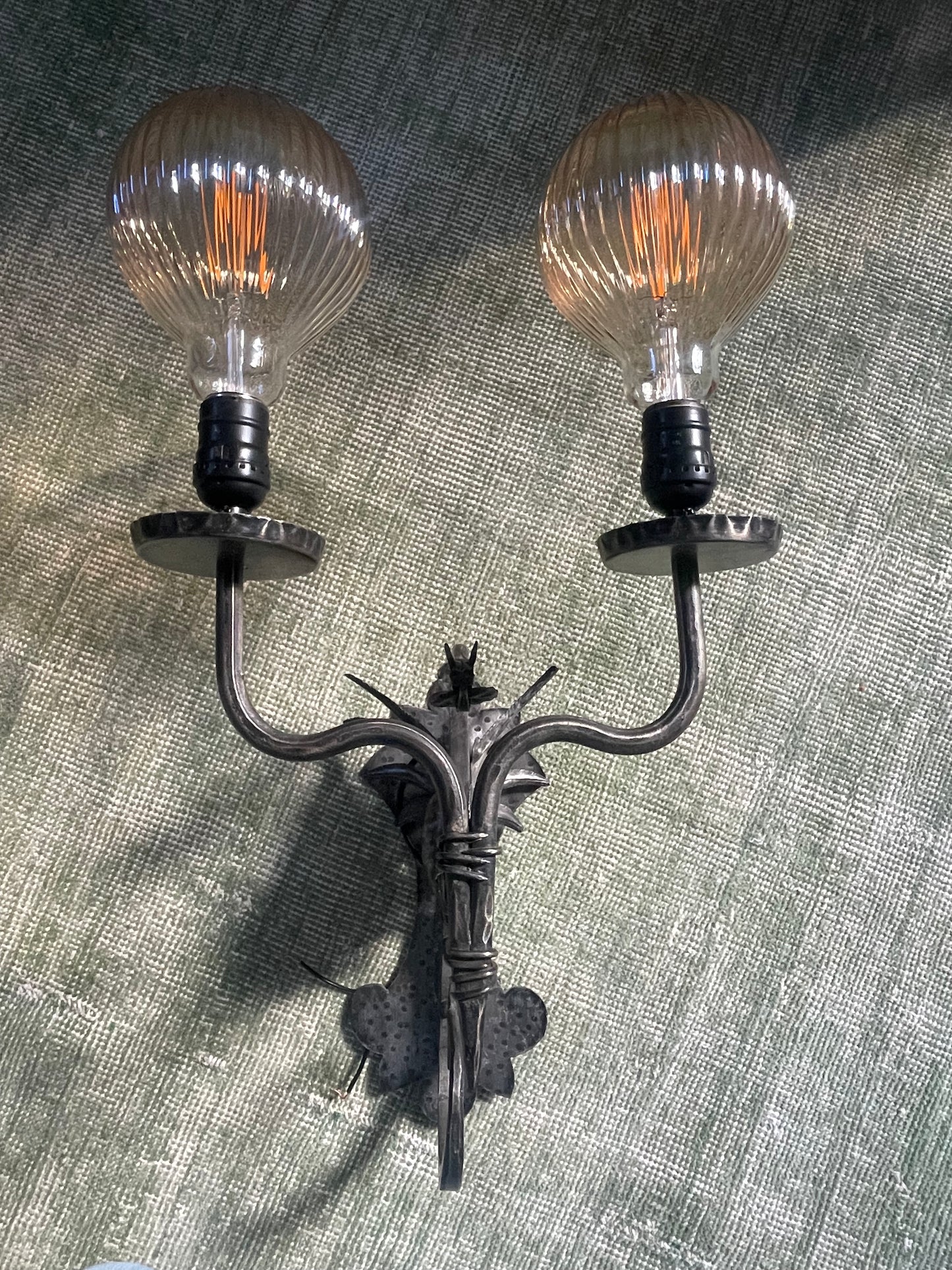 1930s Italian Dragon Sconces after Alessandro Mazzucotelli (Pair)