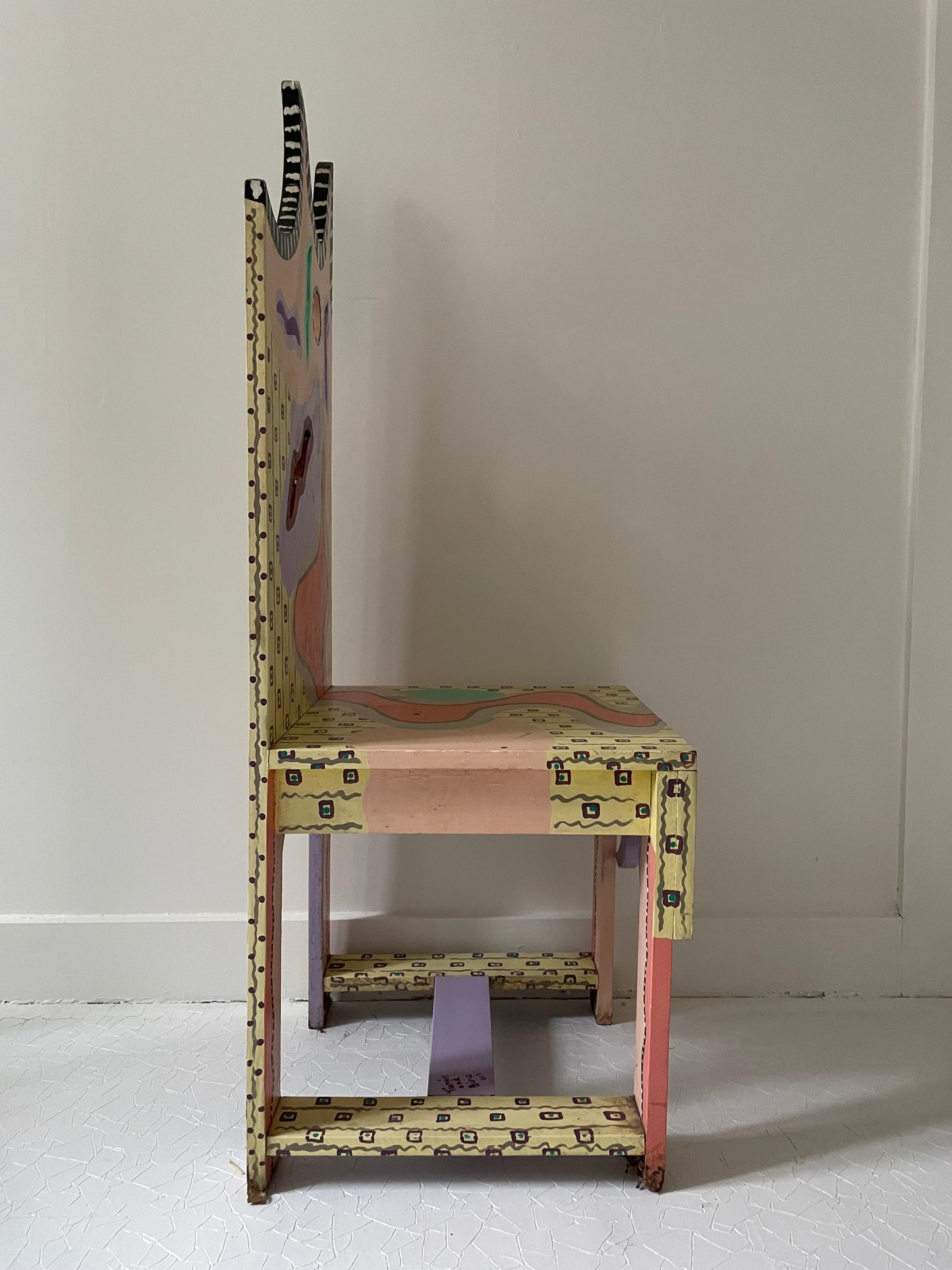 Artist Made Folk Art Chair