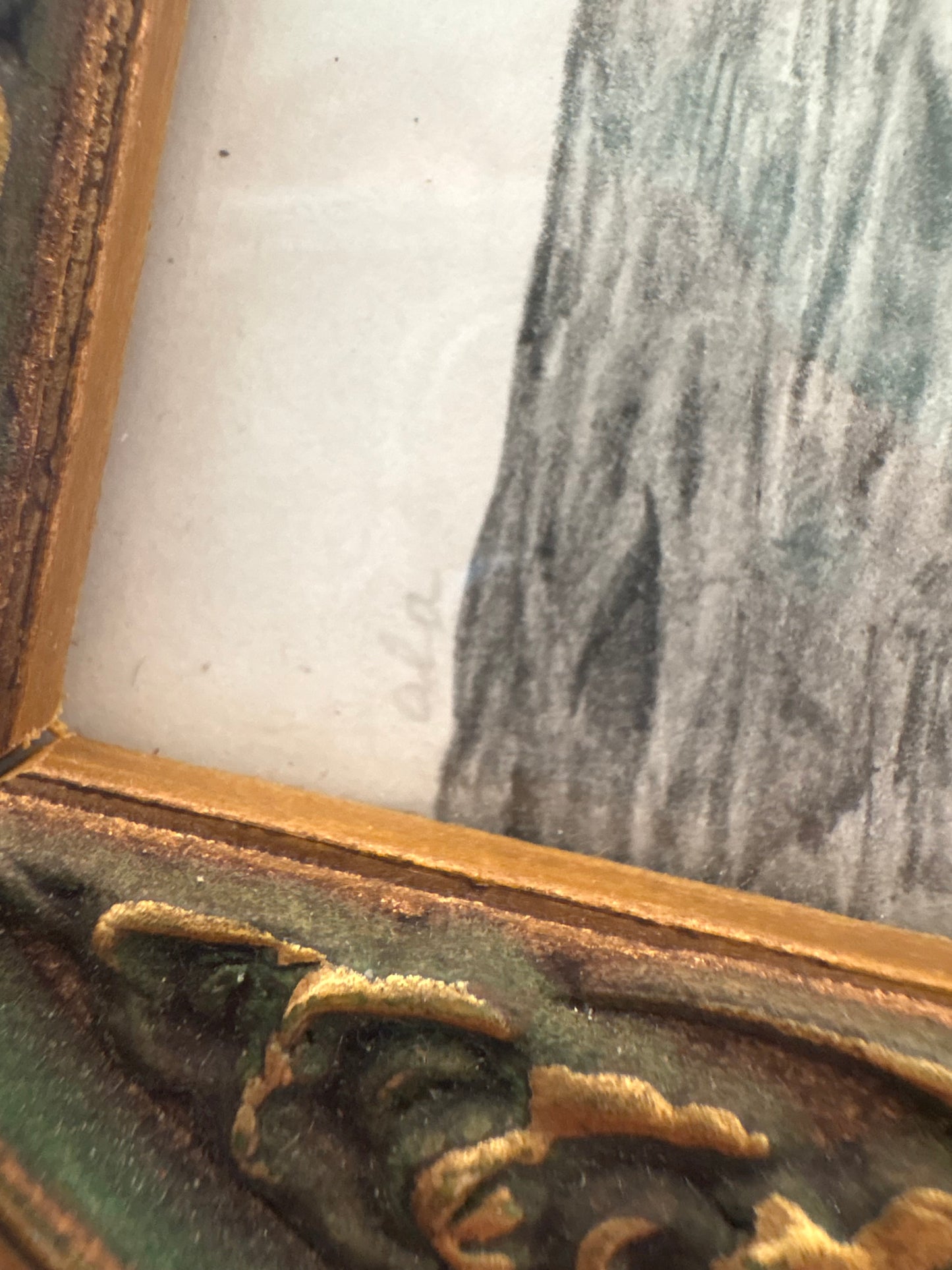 Tree Sketch in Vintage Frame (FREE SHIPPING)