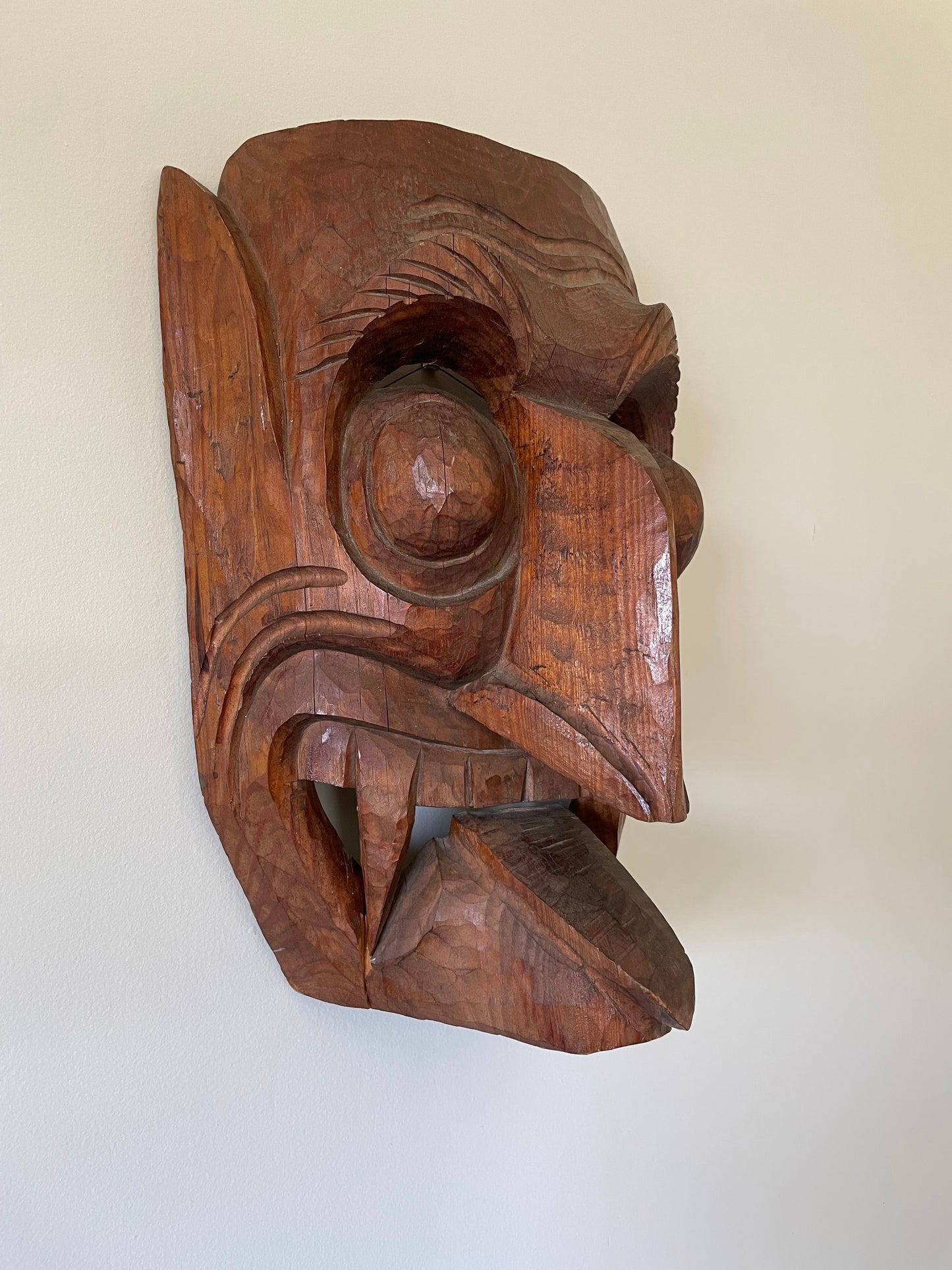 Handcarved Largescale Wooden Mask