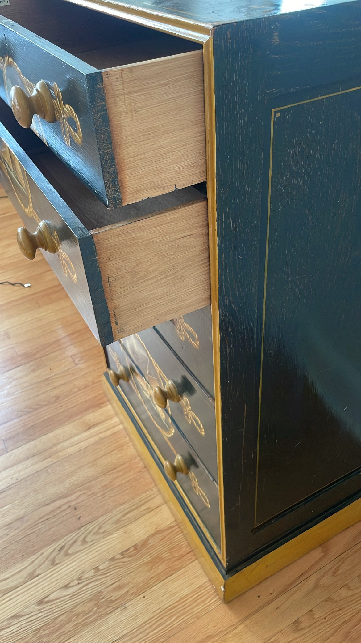 Vintage Hand-painted Nautical Chest of Drawers