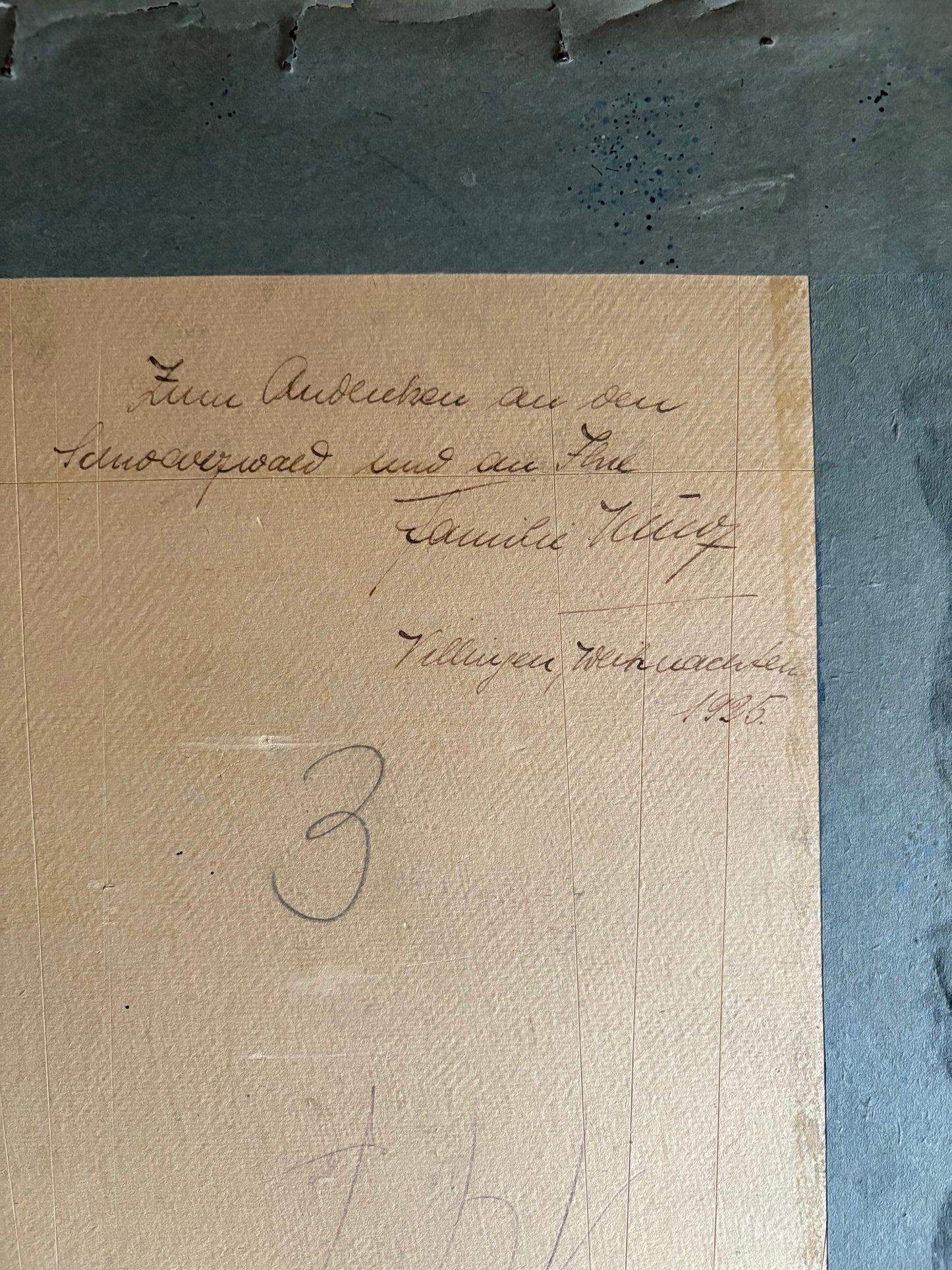 1925 Original Pastel and Graphite Drawing of a Forest Scene in Gilt Frame (FREE SHIPPING)