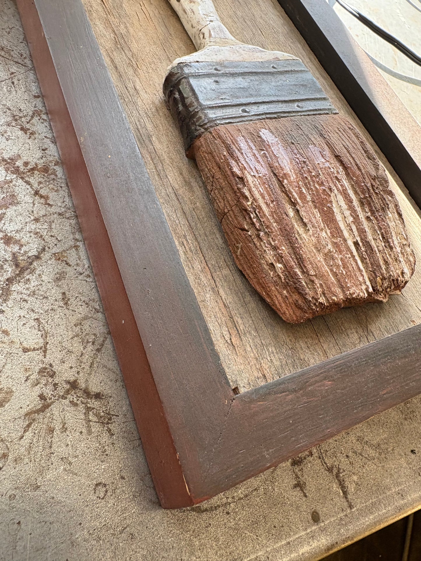 1960s Folk Art Ceramic Paintbrush (FREE SHIPPING)