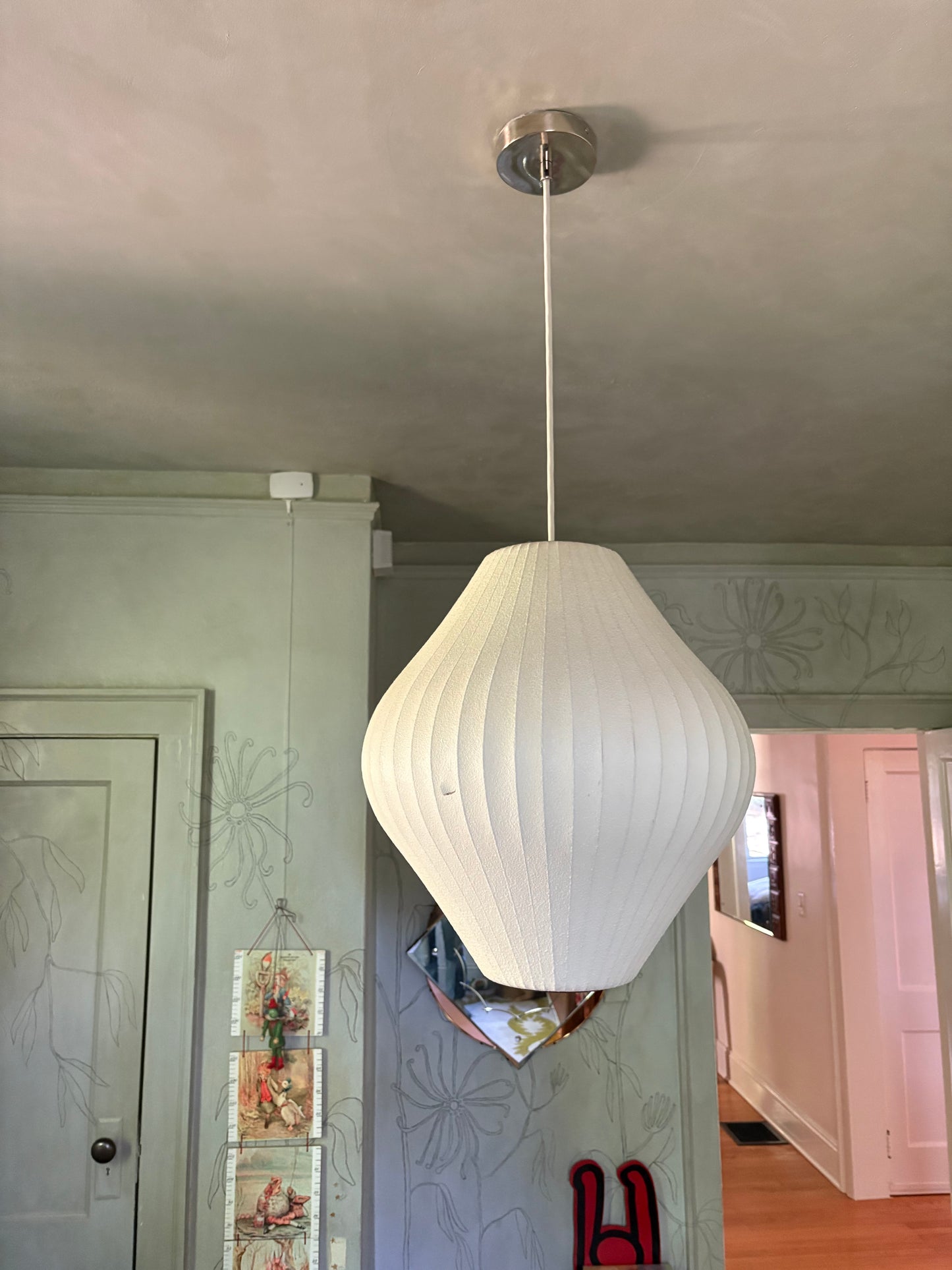 Herman Miller Large Nelson Pear Bubble Pendant issued by Modernica in 1990s (FREE SHIPPING)