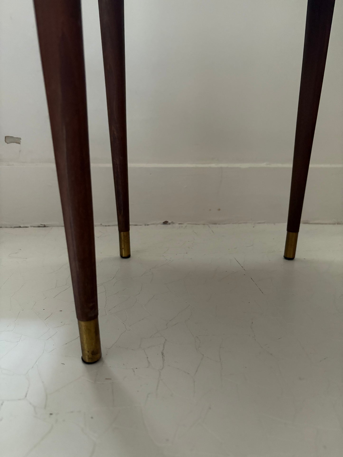 1960s Ceramic Tile and Walnut Table (FREE SHIPPING)