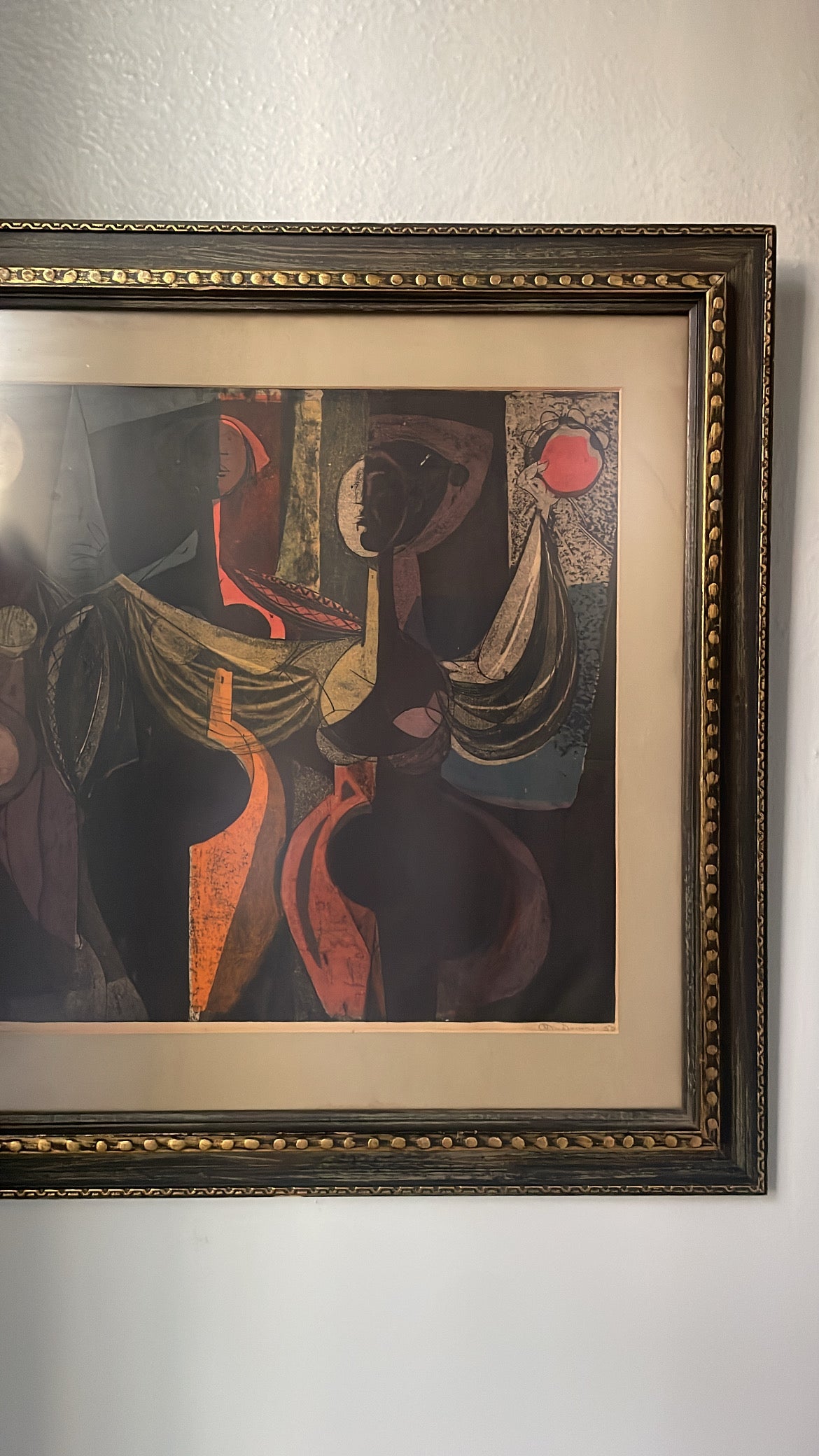 Framed Original from 1957 Titled “Carnival Show”