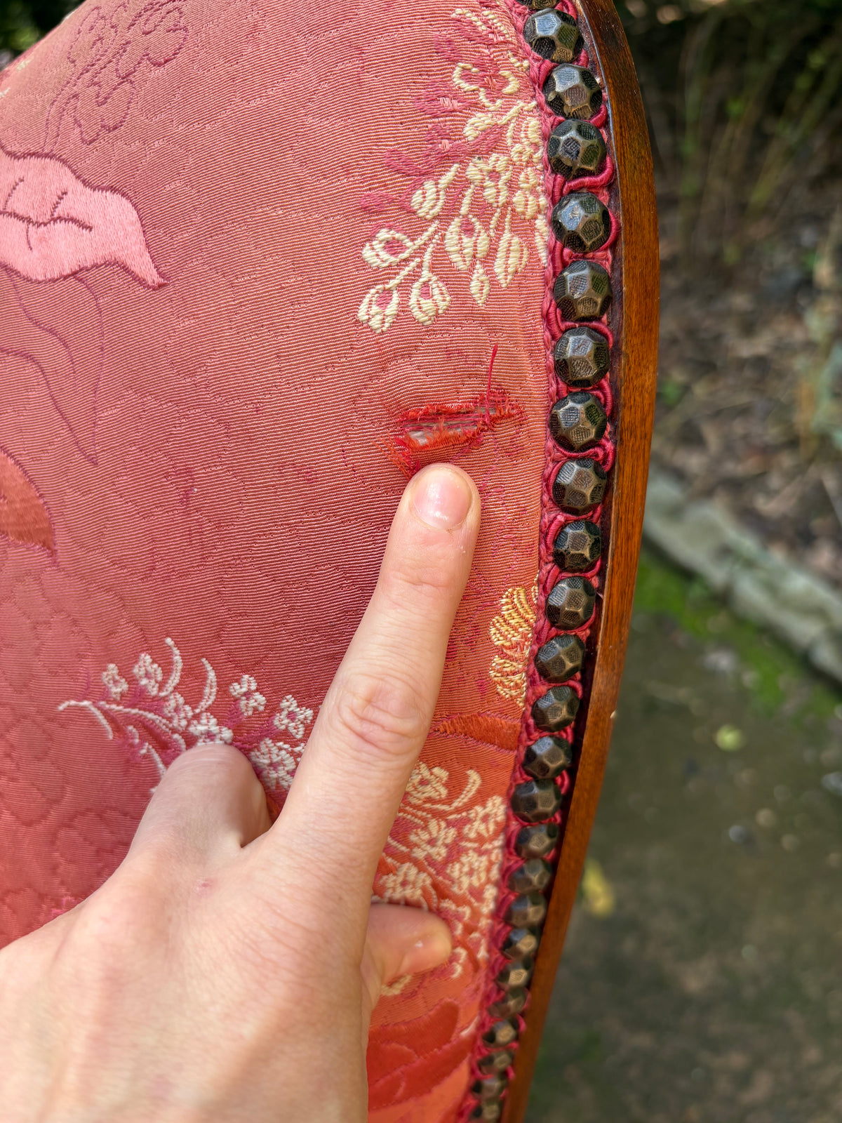 Pair of 1940s Grosfeld House French Feathered Wingback Chairs
