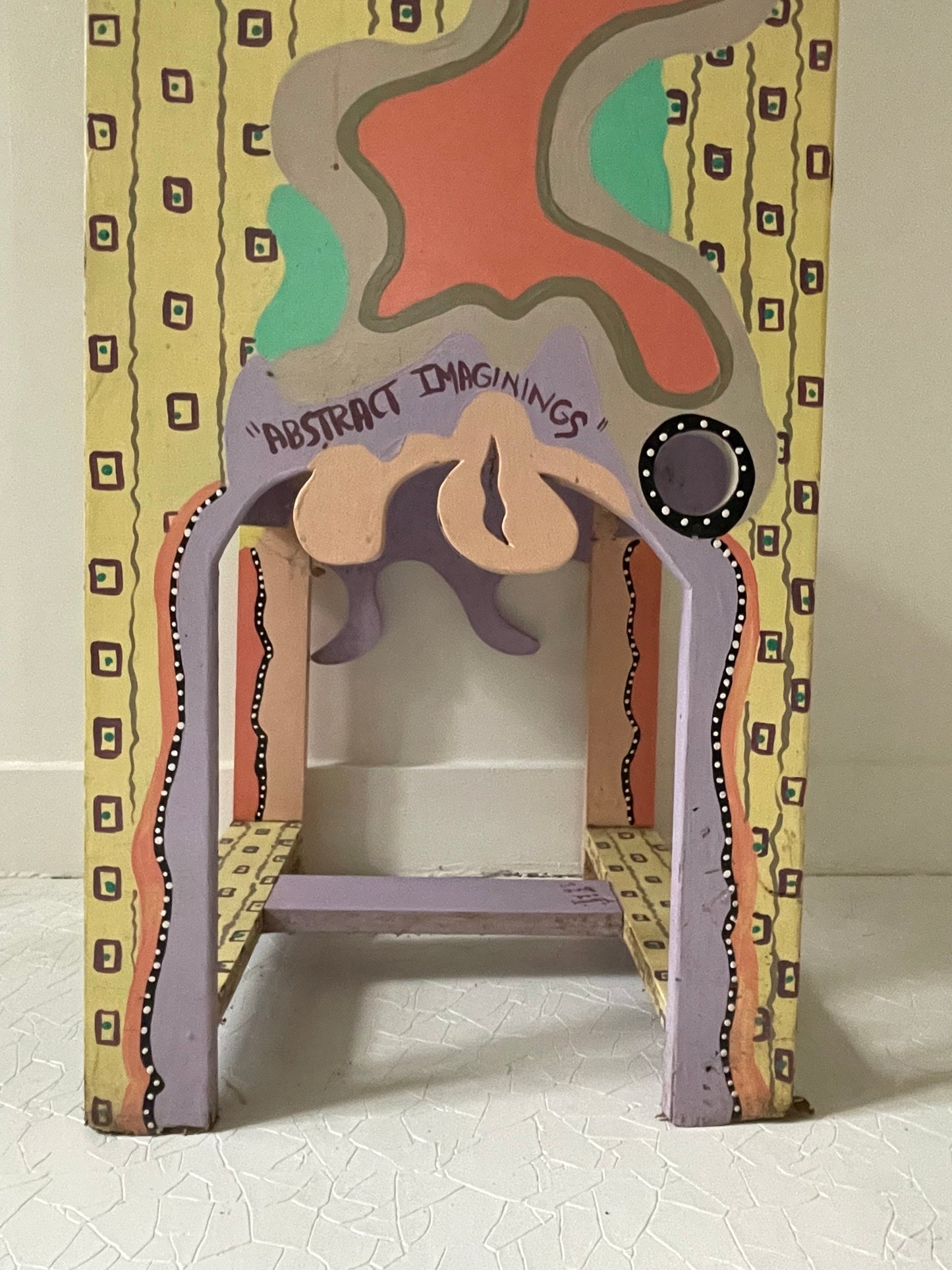 Artist Made Folk Art Chair