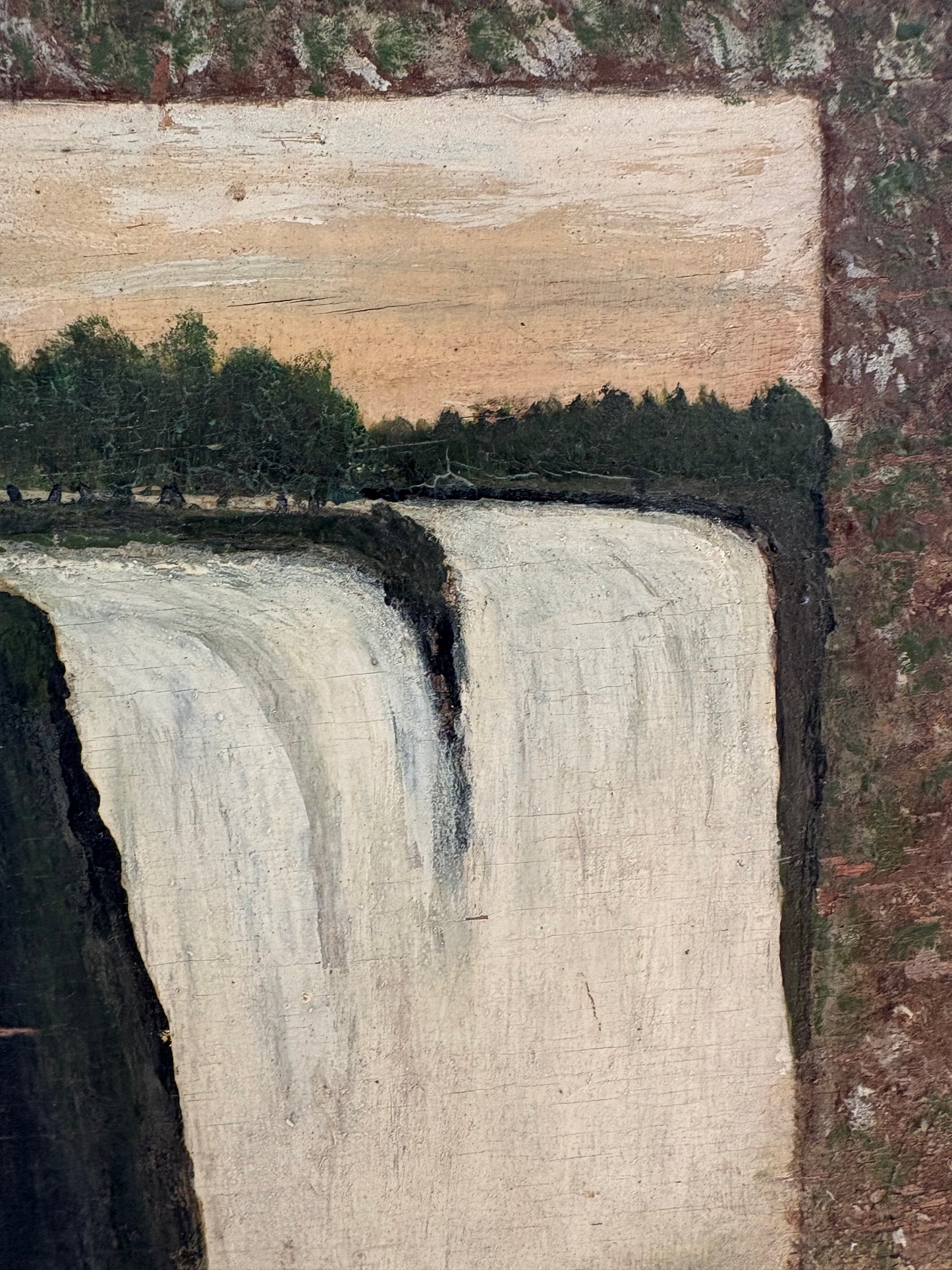 Antique Folk Art Painting on Board (FREE SHIPPING)