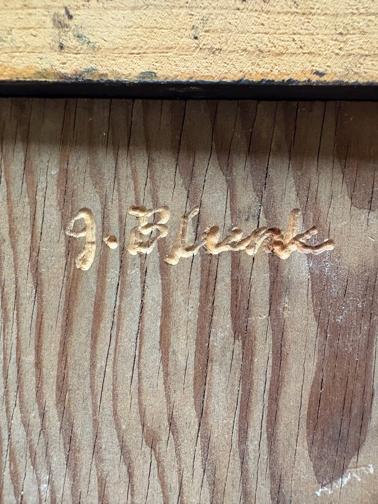 1960s Folk Art Ceramic Paintbrush (FREE SHIPPING)