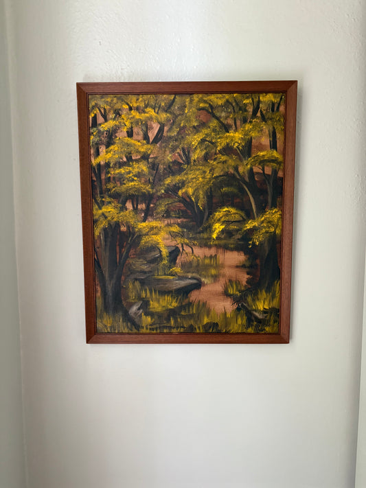 Original Landscape of Swamp Scene (FREE SHIPPING)