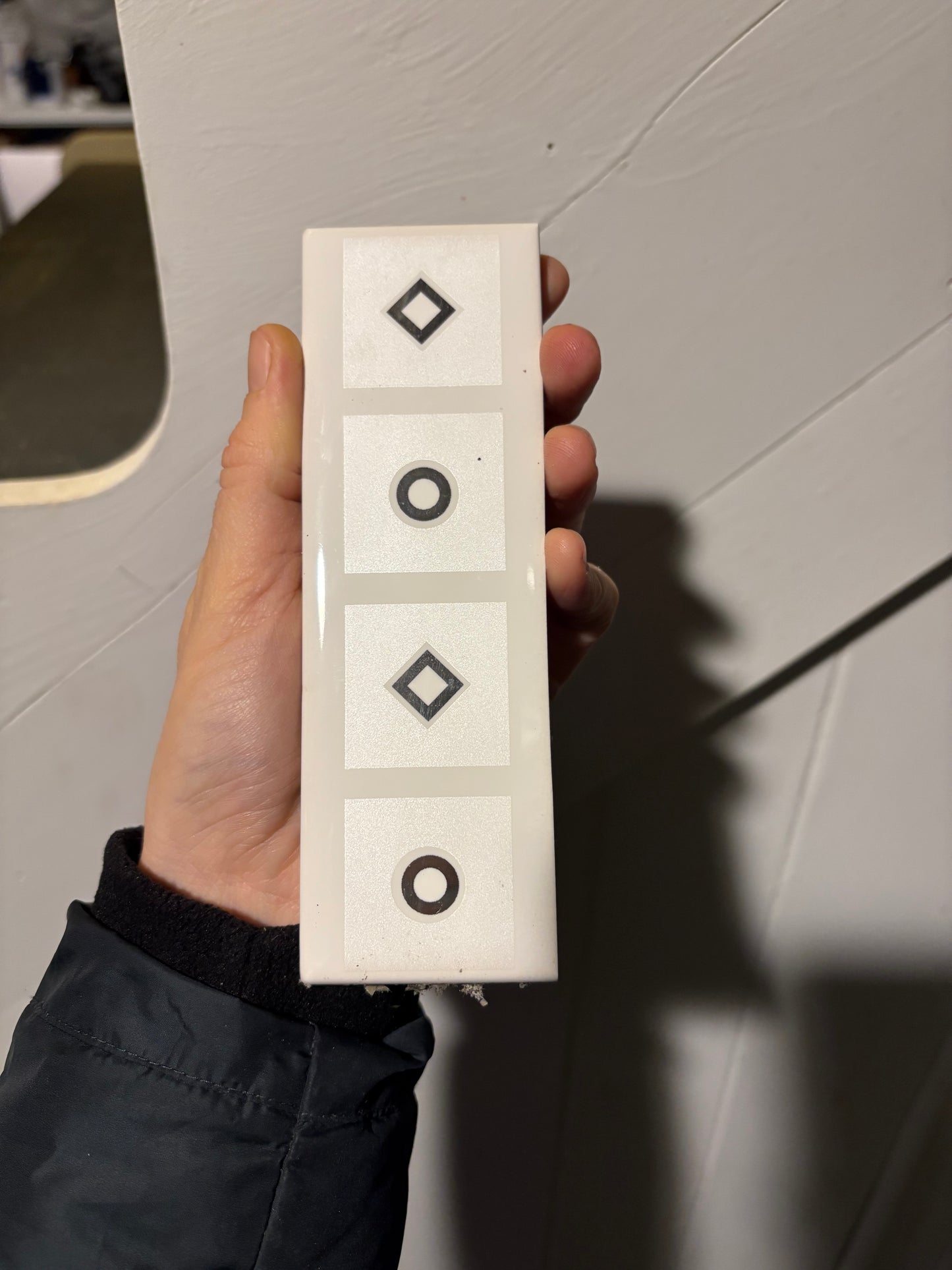 Geometric Platinum Inlay Tiles- Sold in 5 box sets containing 30 tiles total (FREE SHIPPING)