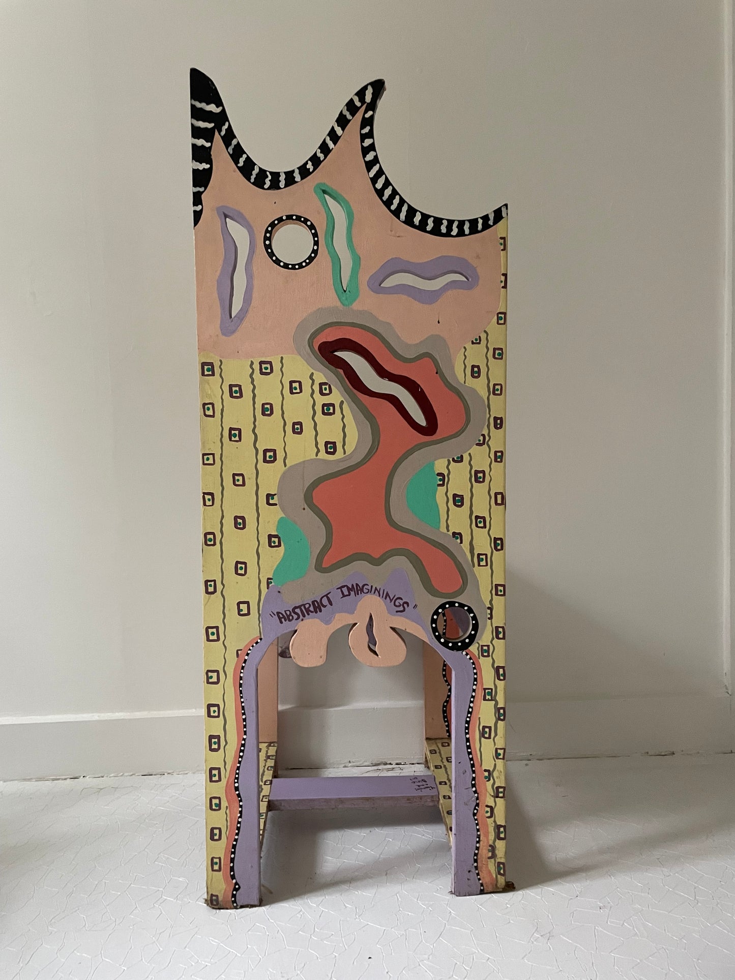 Artist Made Folk Art Chair