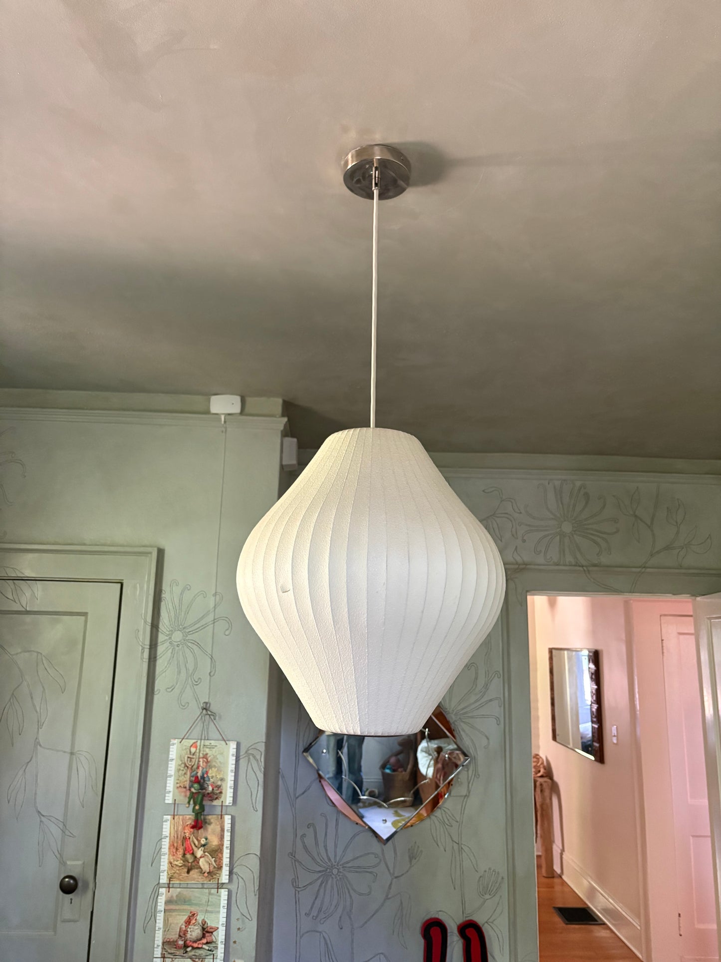 Herman Miller Large Nelson Pear Bubble Pendant issued by Modernica in 1990s (FREE SHIPPING)