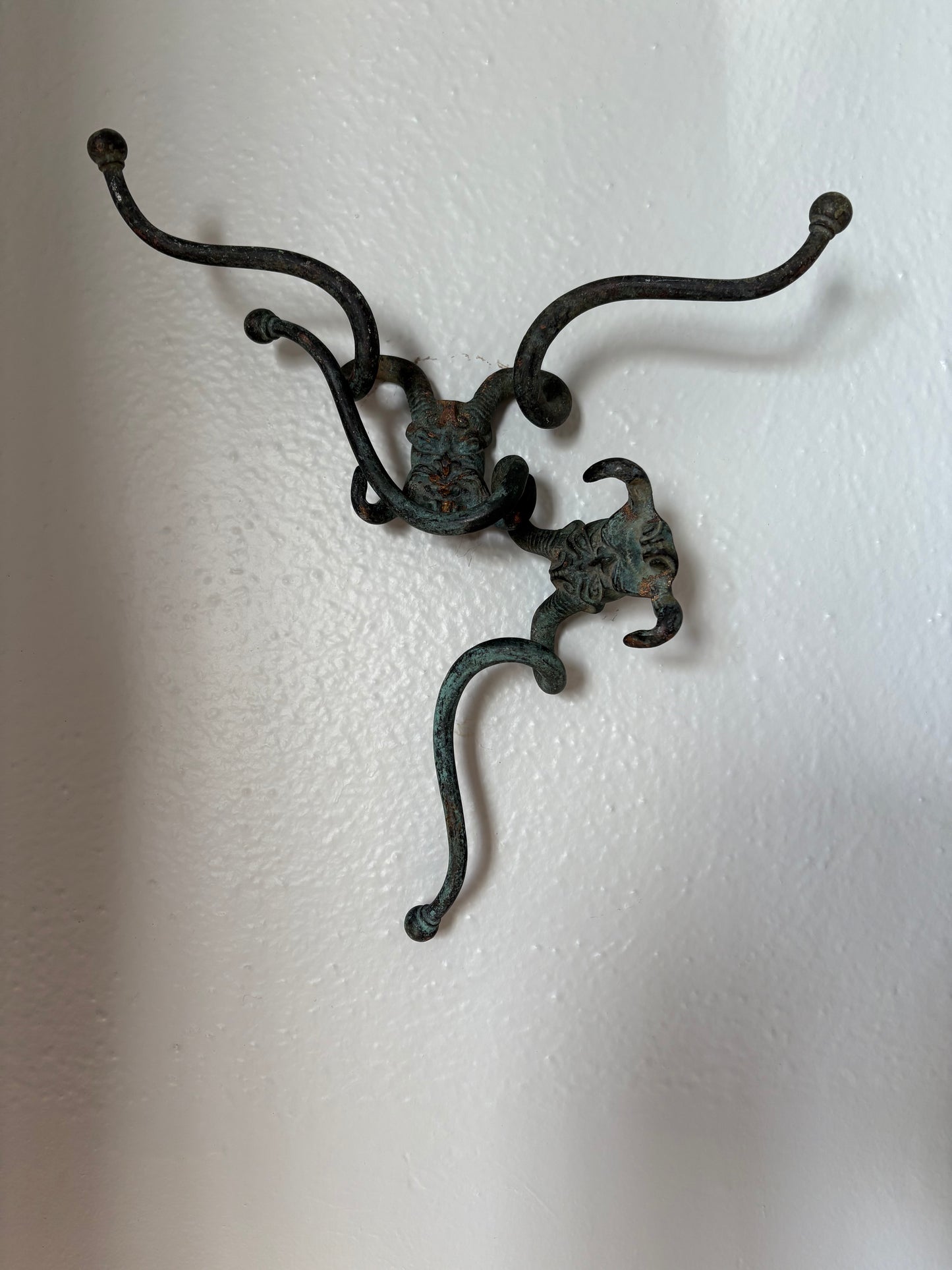 Pair of Mid 19th Century Gargoyle Hooks (FREE SHIPPING)