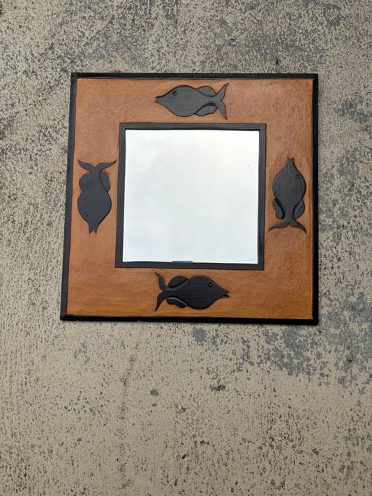 Indonesian Folk Art Mirror (FREE SHIPPING)