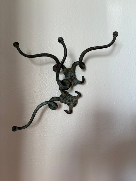 Pair of Mid 19th Century Gargoyle Hooks (FREE SHIPPING)